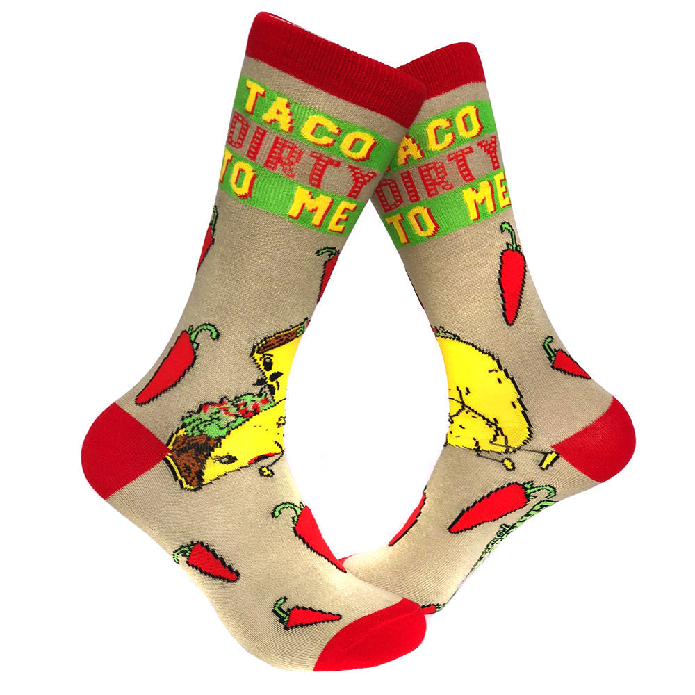 Womens Taco Dirty To Me Socks