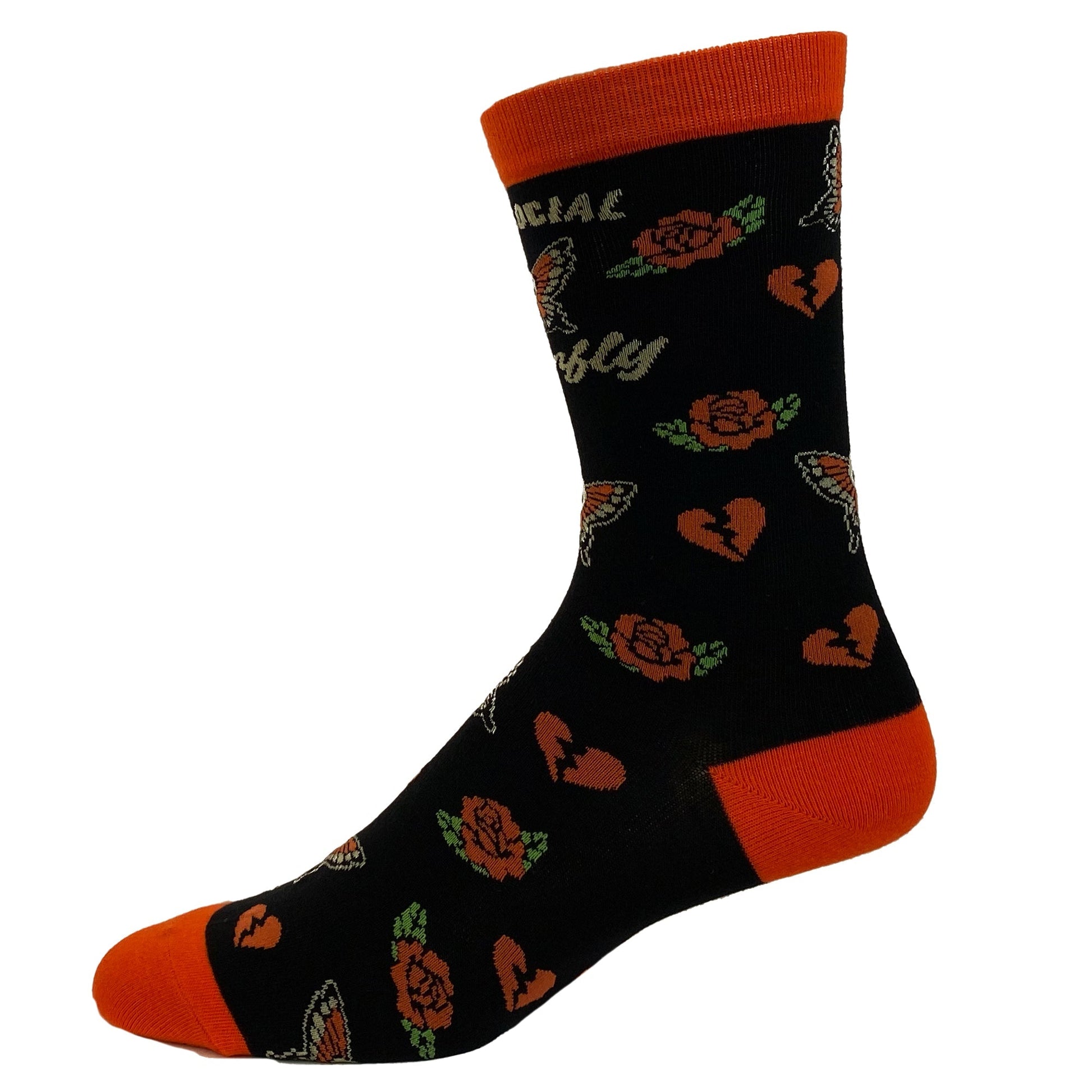 Womens Anti Social Butterfly Socks