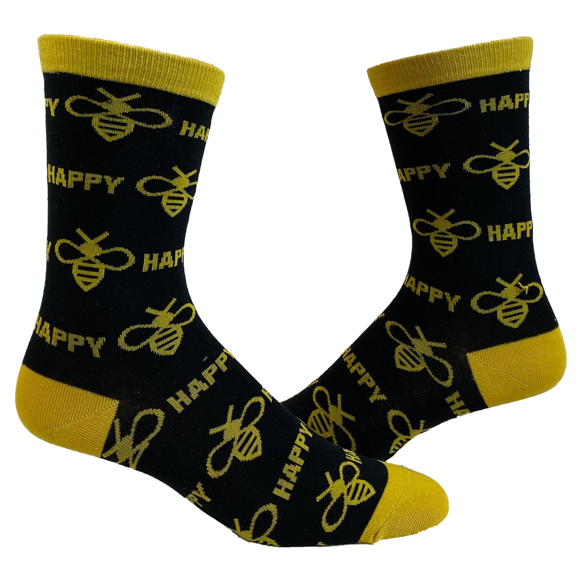 Womens Bee Happy Socks