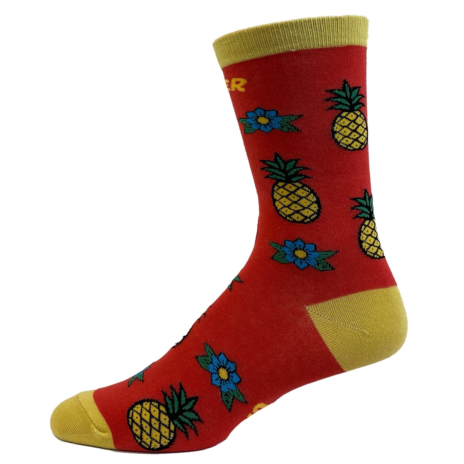 Womens Better Together Pineapple Pizza Socks