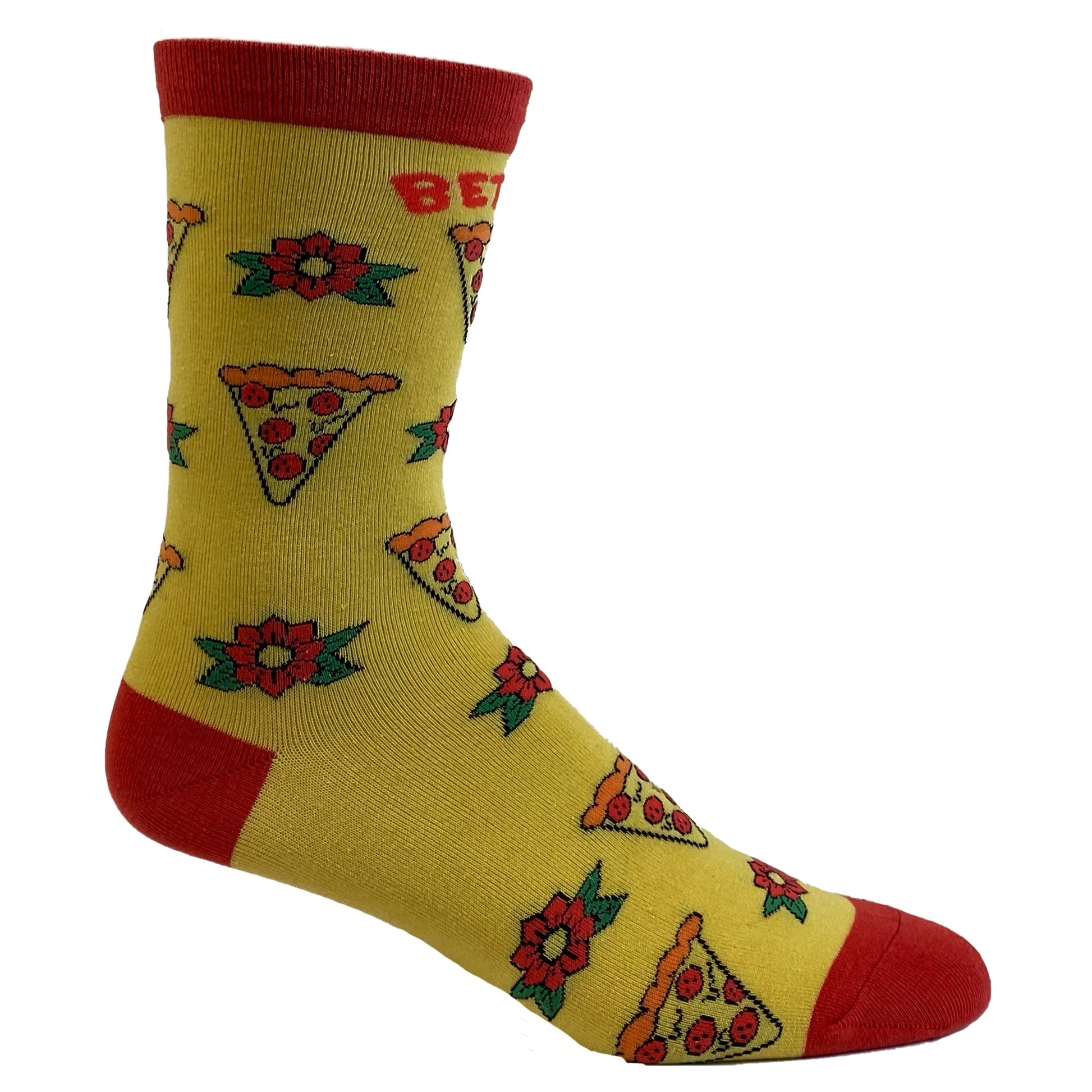 Womens Better Together Pineapple Pizza Socks