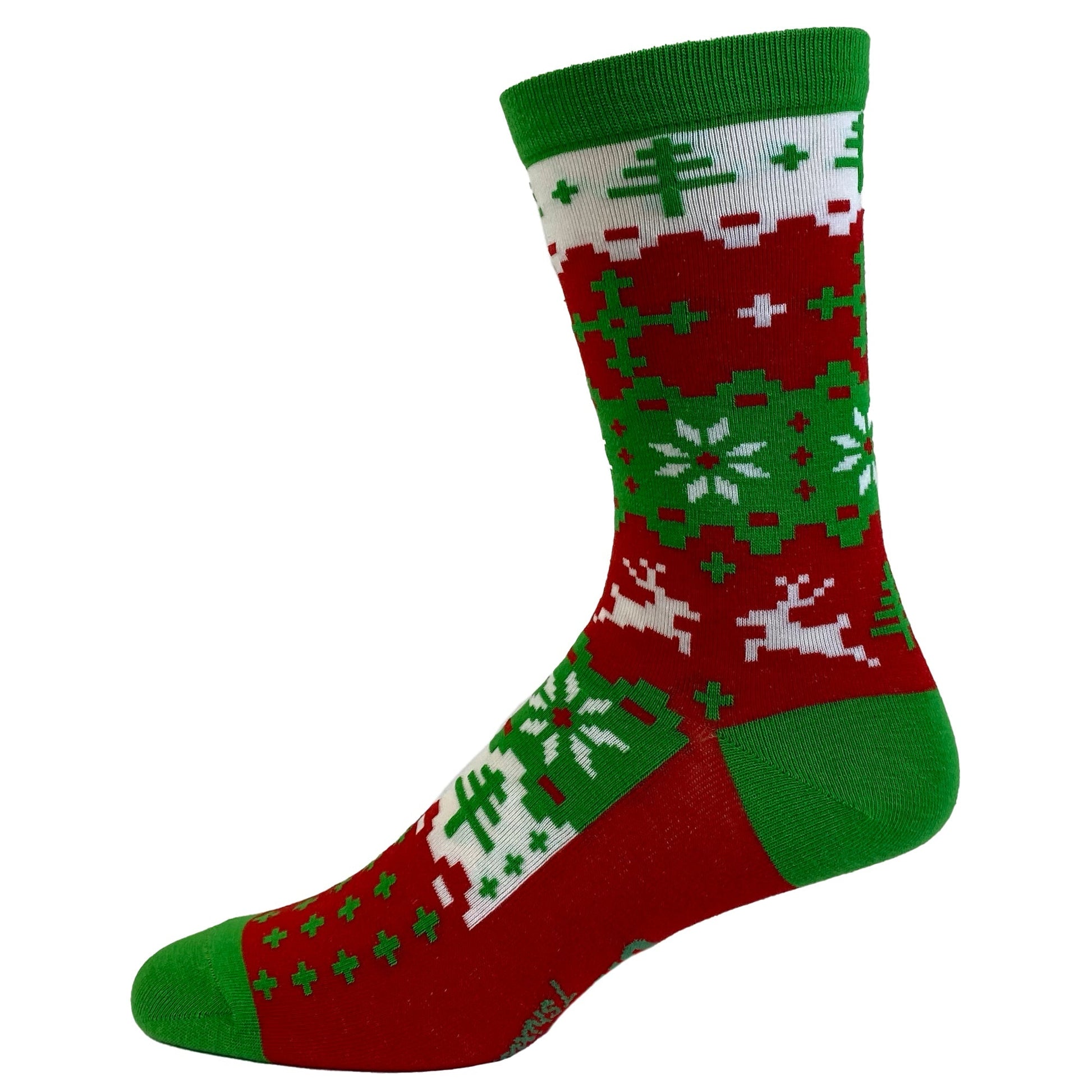 Womens Ugly Christmas Sweater Socks