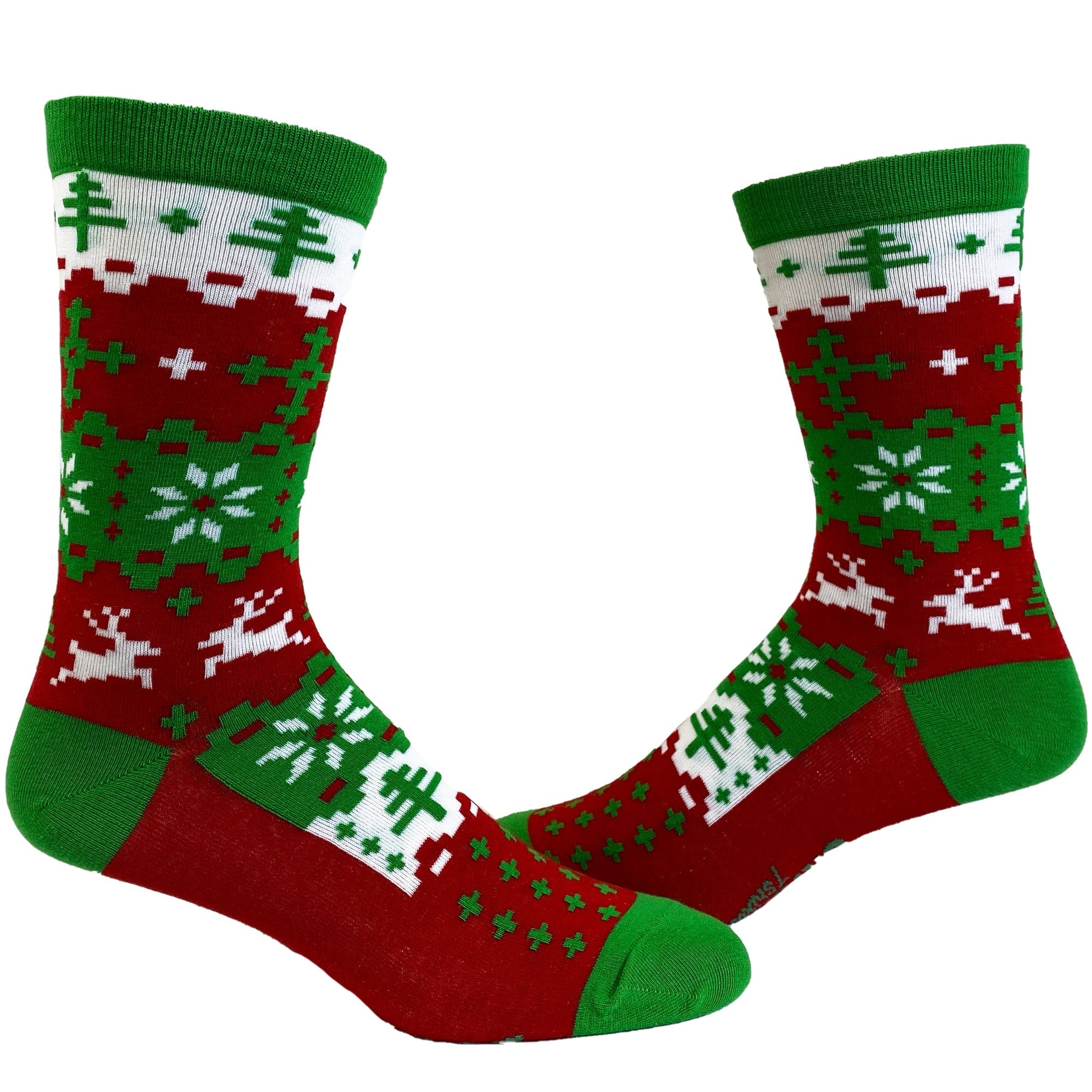 Womens Ugly Christmas Sweater Socks