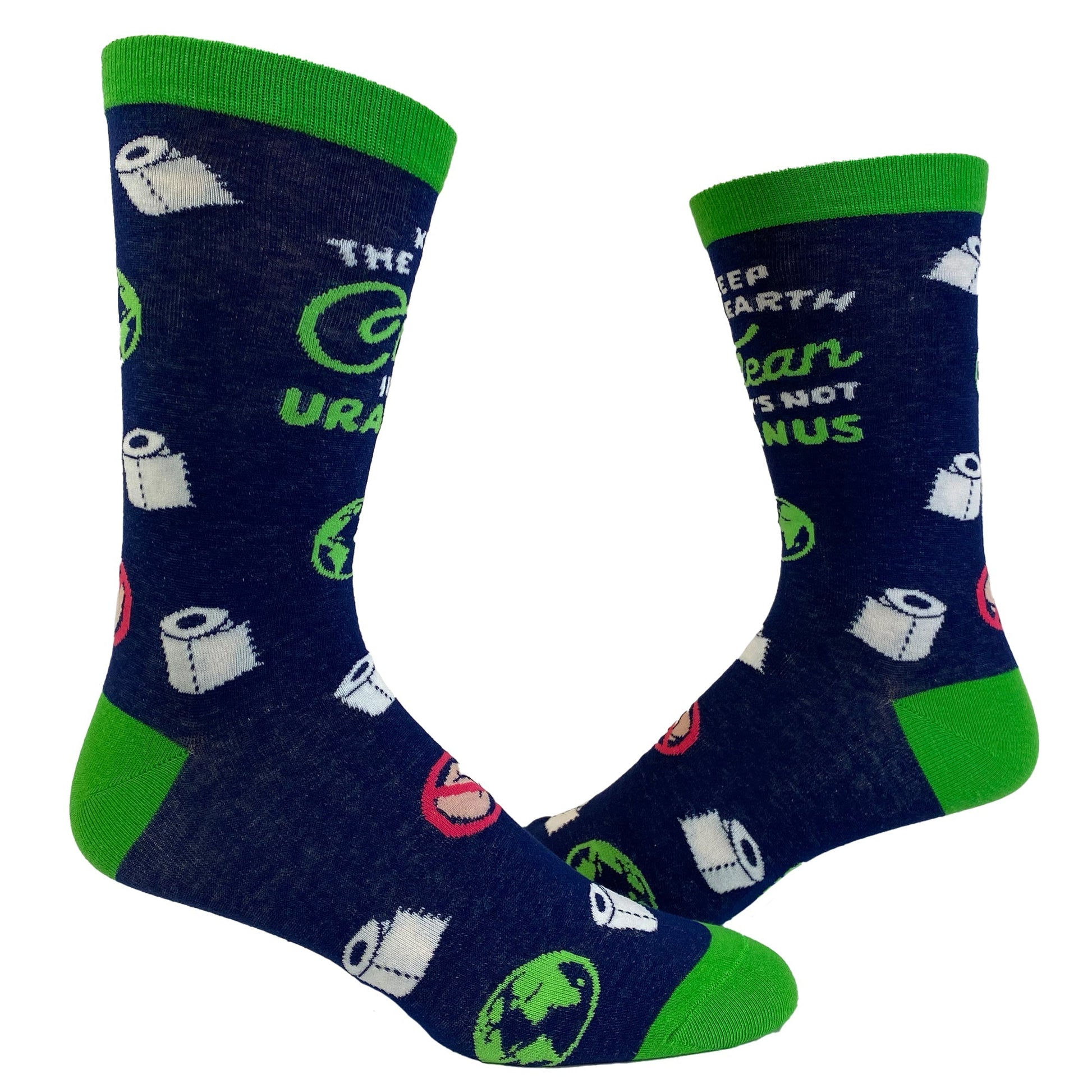Womens Keep The Earth Clean It's Not Uranus Socks