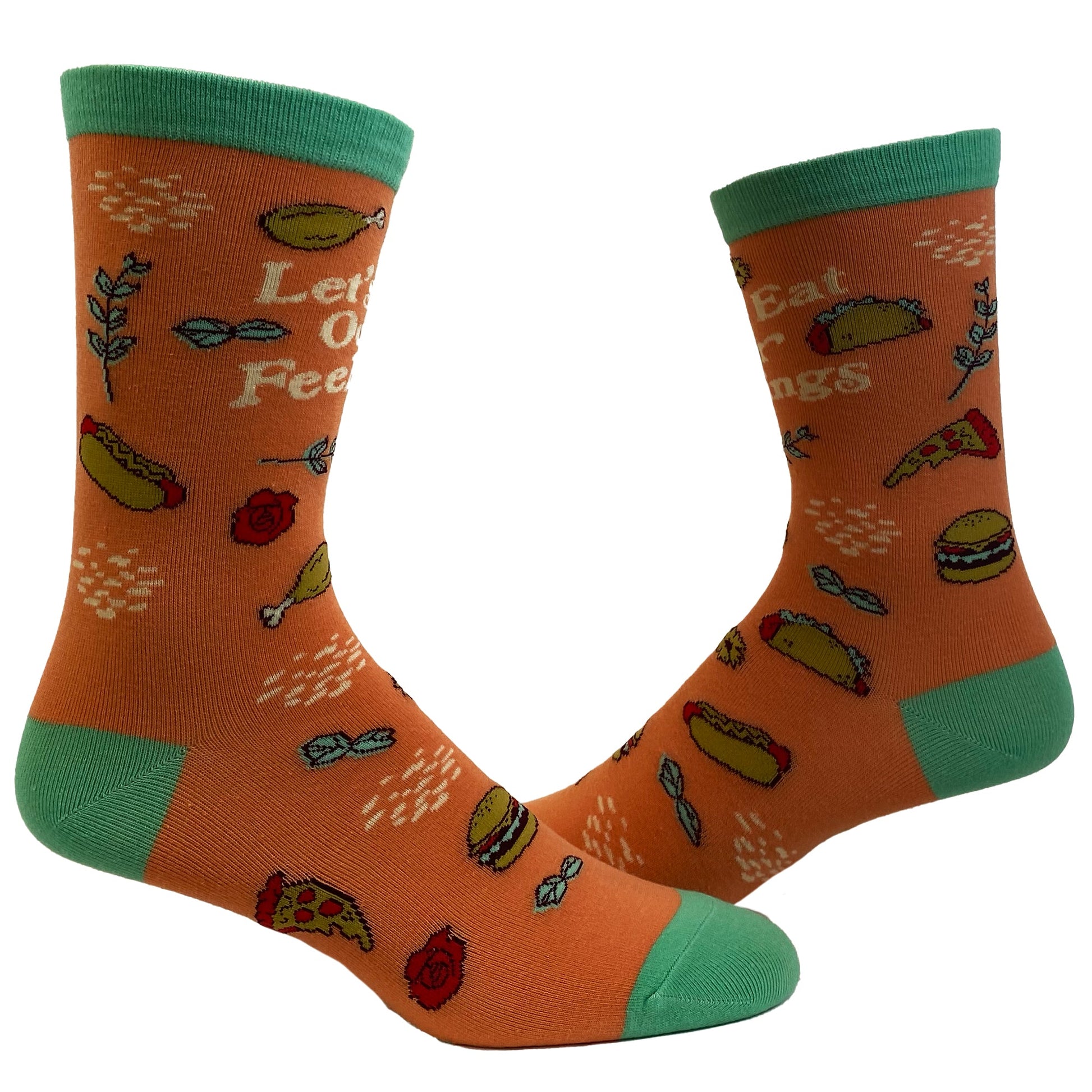 Womens Let's Eat Our Feelings Socks