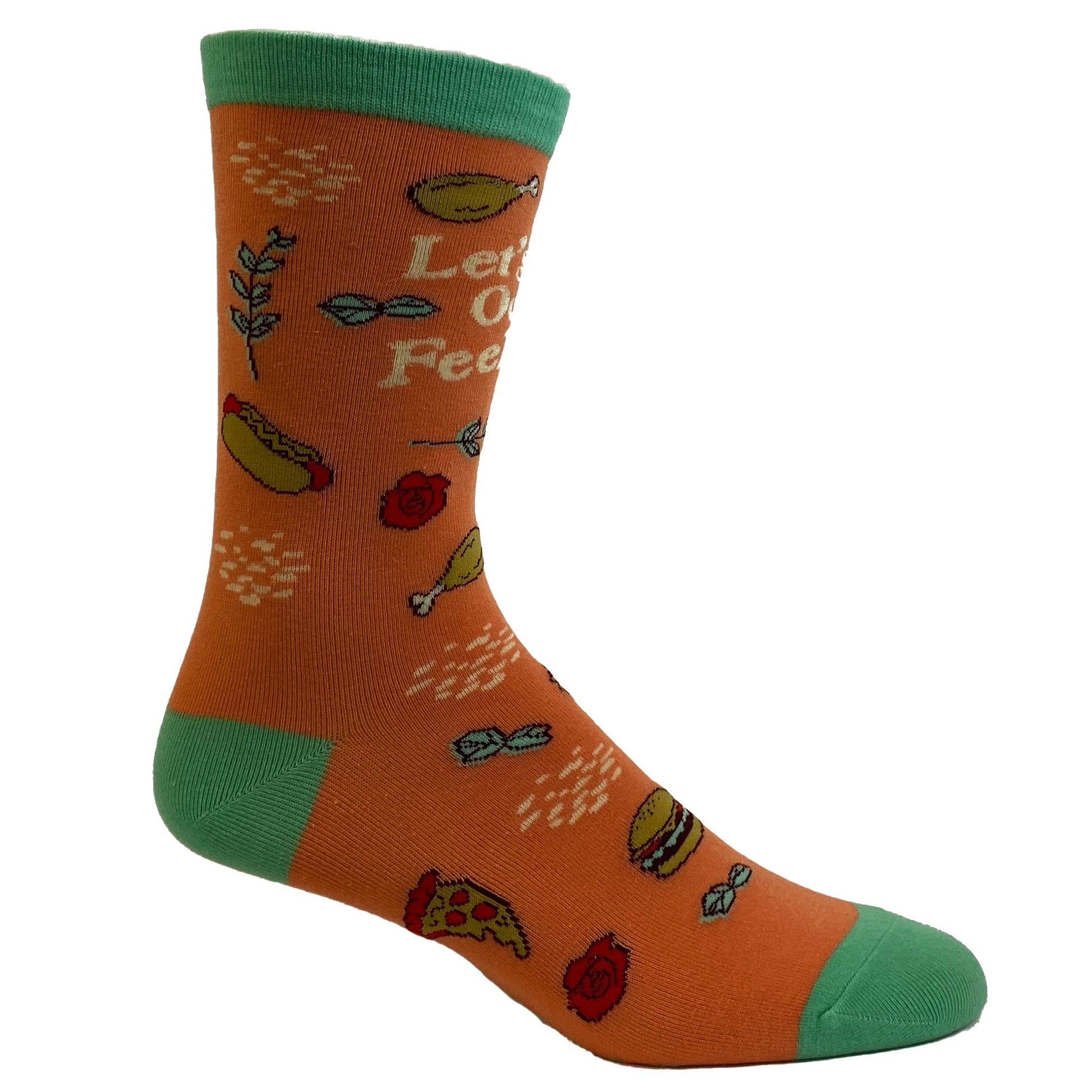Womens Let's Eat Our Feelings Socks