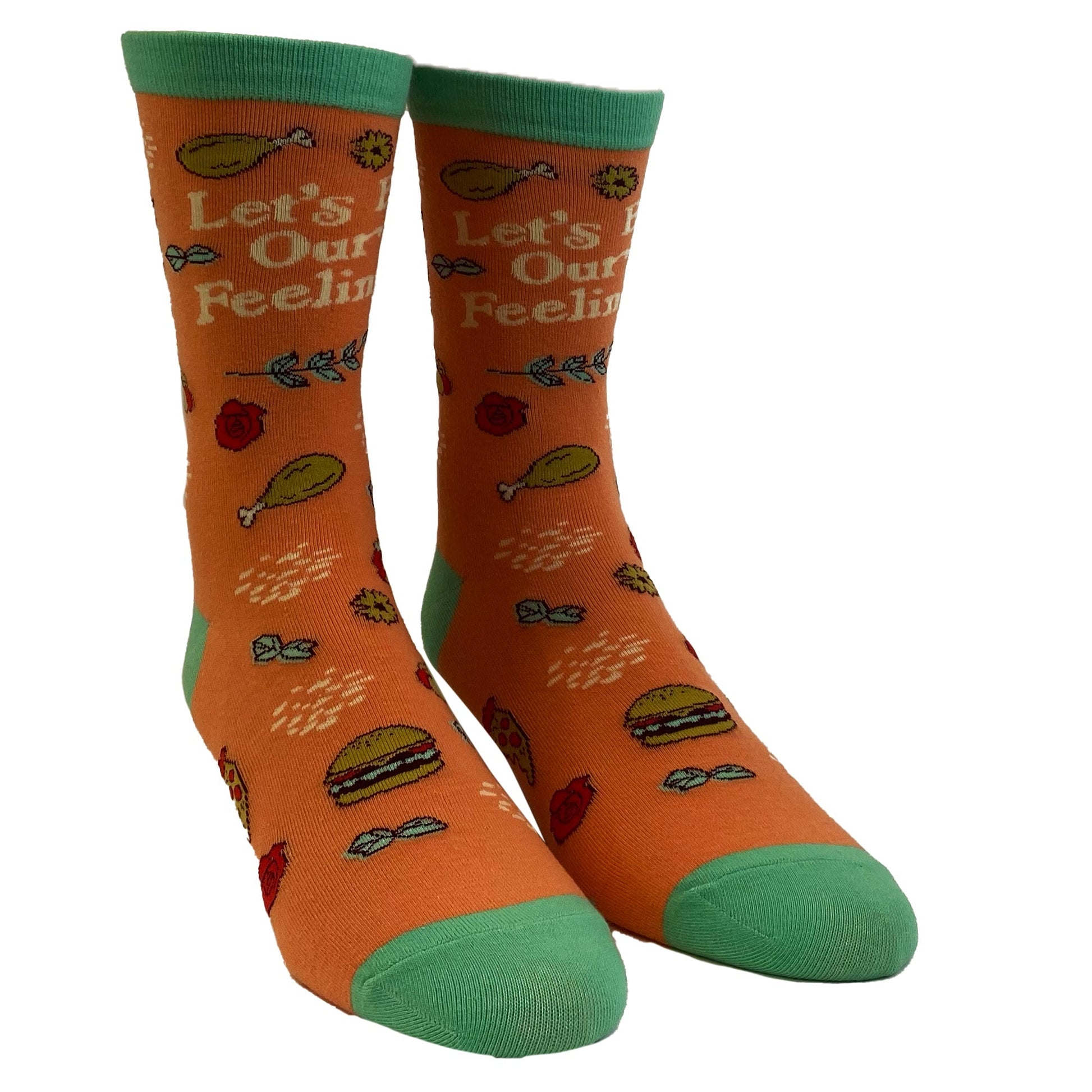 Womens Let's Eat Our Feelings Socks