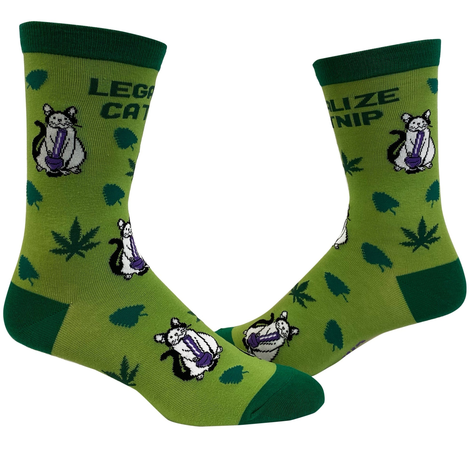 Womens Legalize Catnip Socks