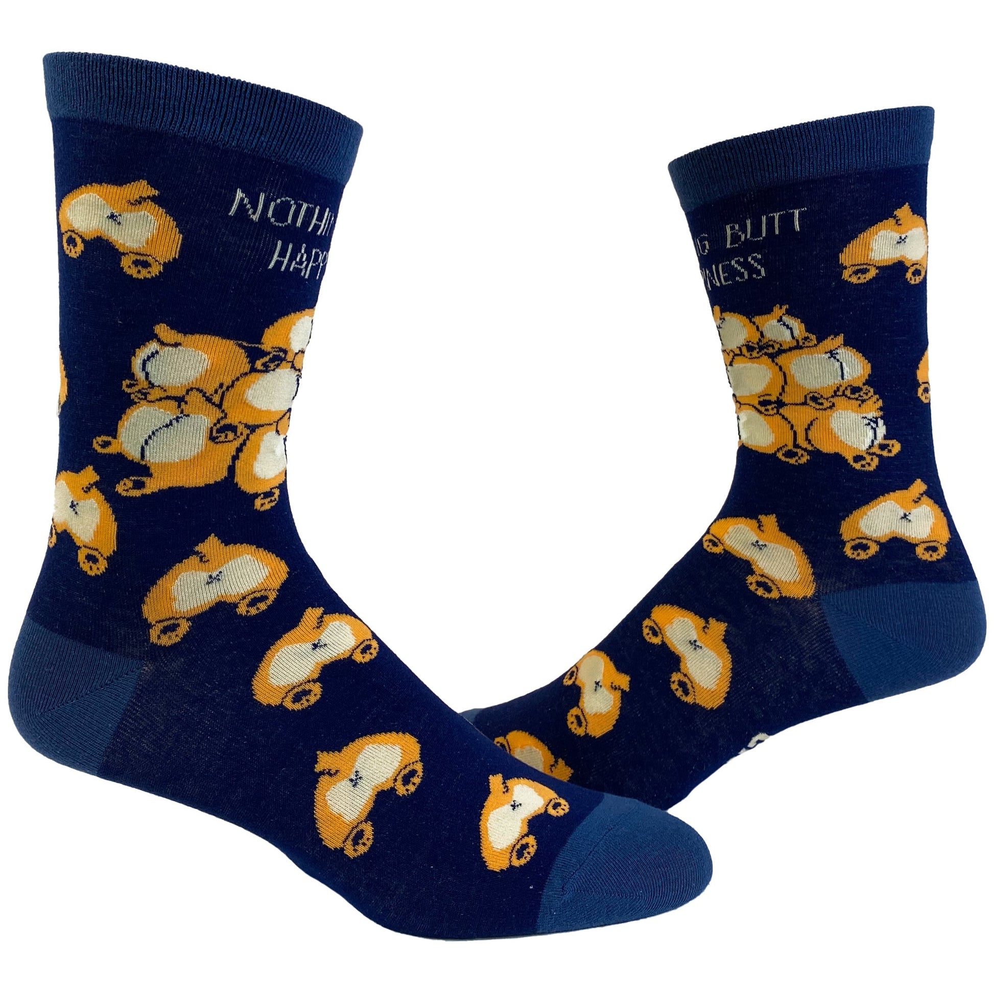 Womens Nothing Butt Happiness Socks