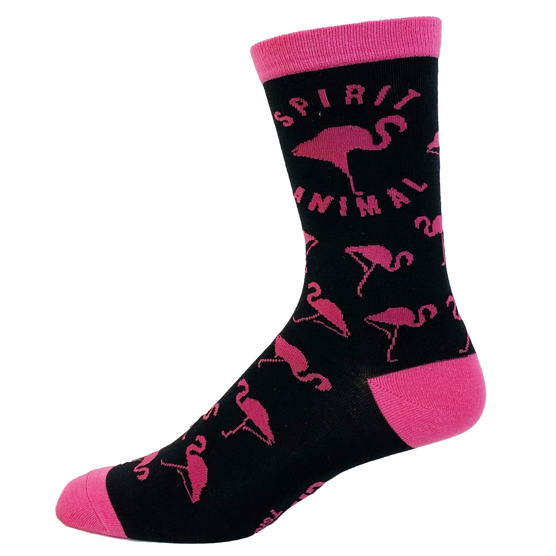 Womens Spirit Animal Flamingo Socks