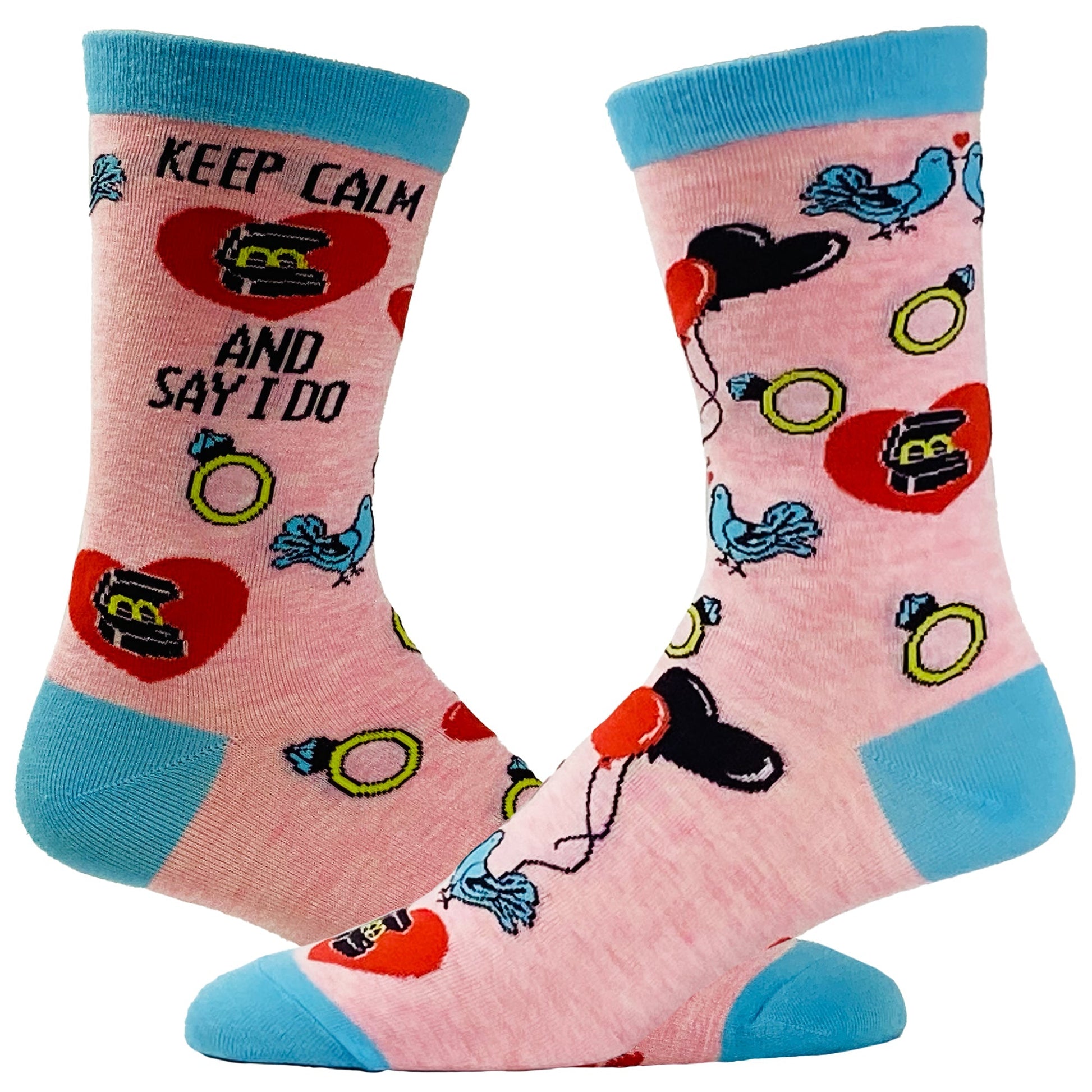Women's Keep Calm And Say I do Socks