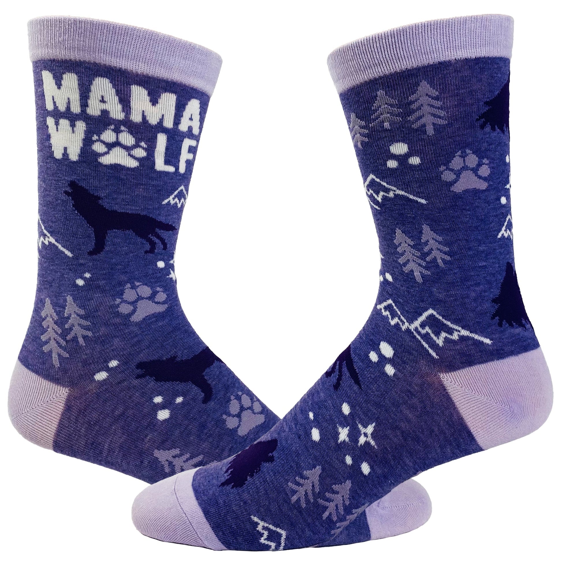 Women's Mama Wolf Socks