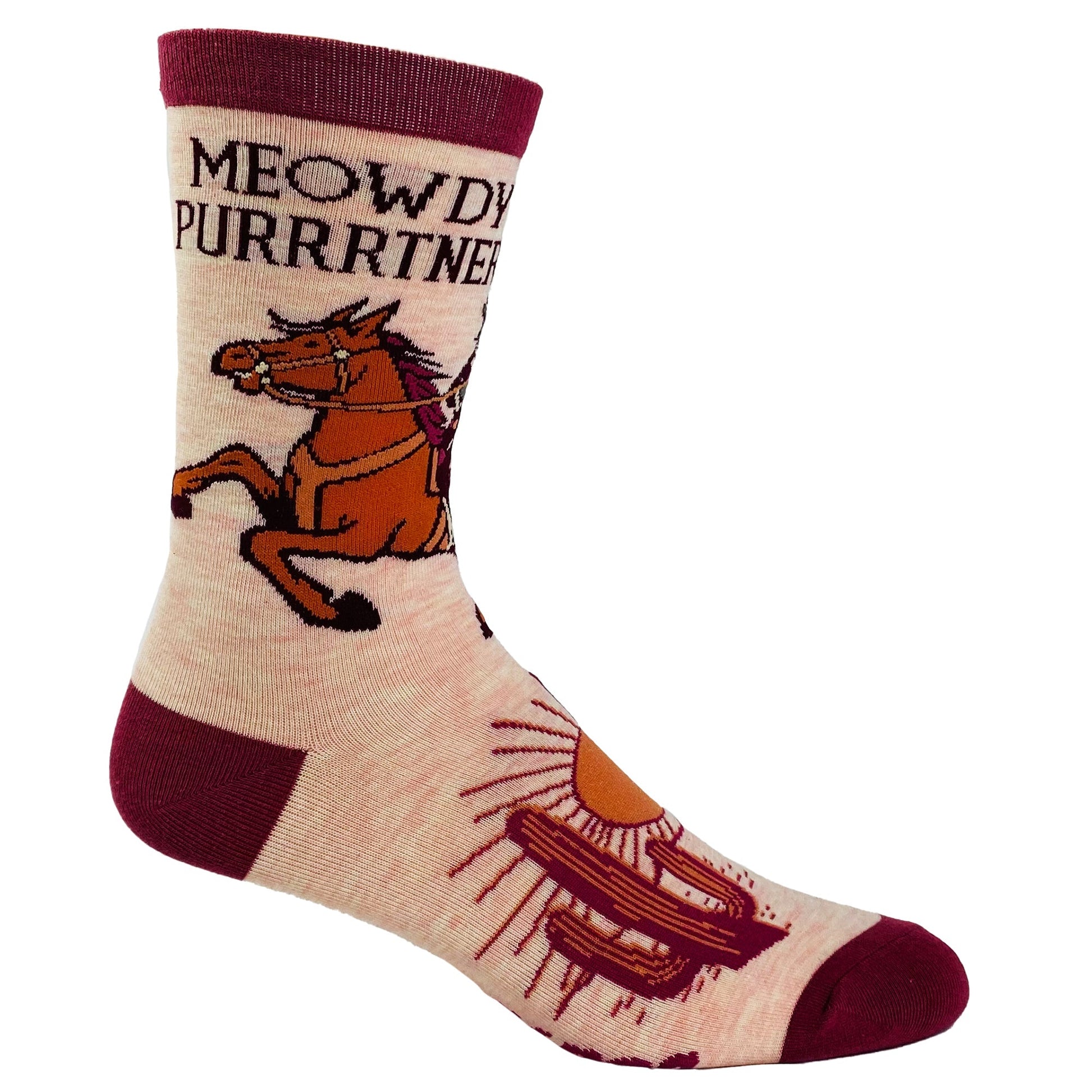 Women's Meowdy Purrtner Socks