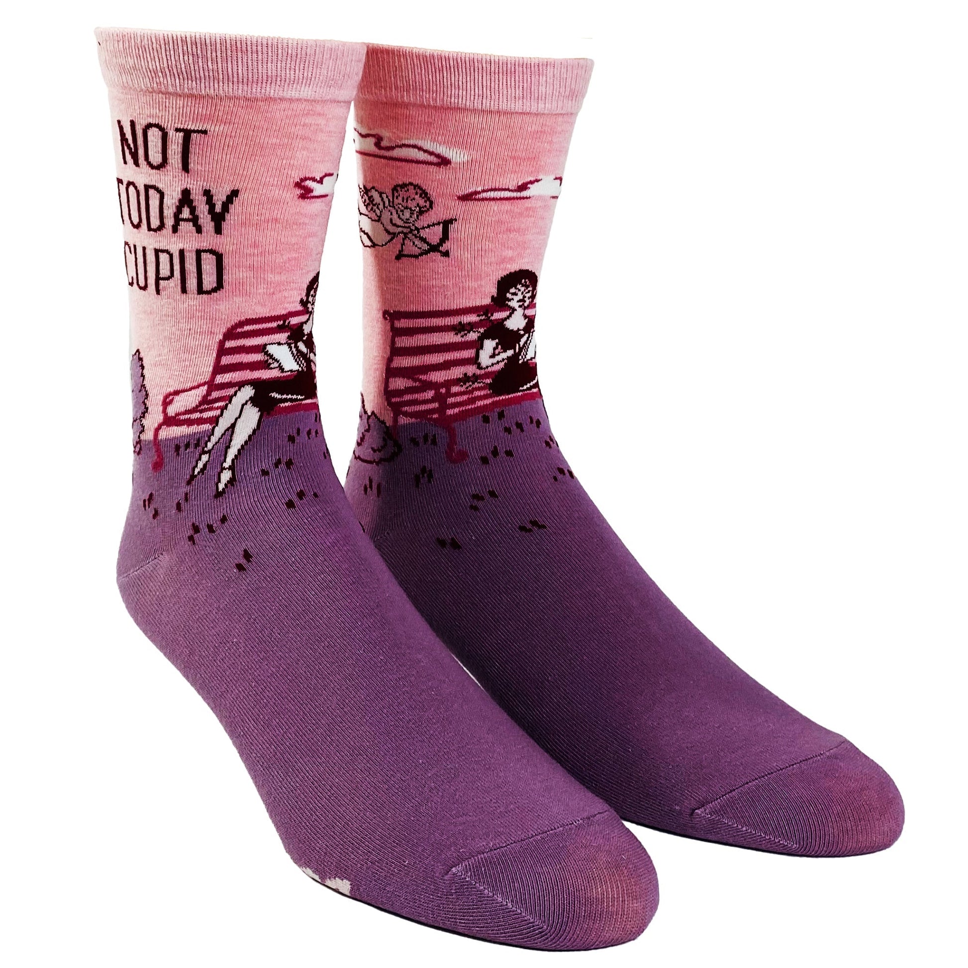 Women's Not Today Cupid Socks