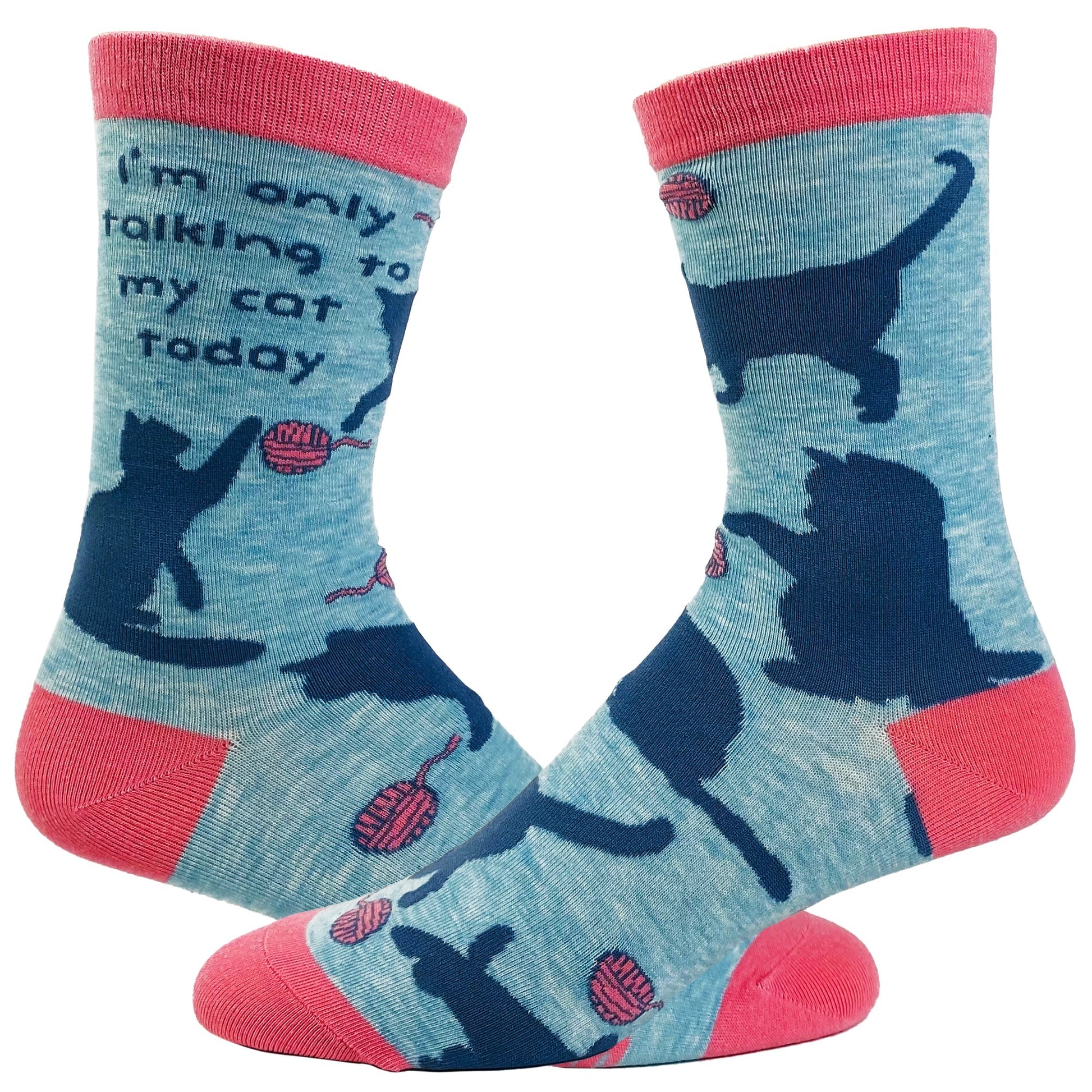 Women's I'm Only Talking To My Cat Today Socks