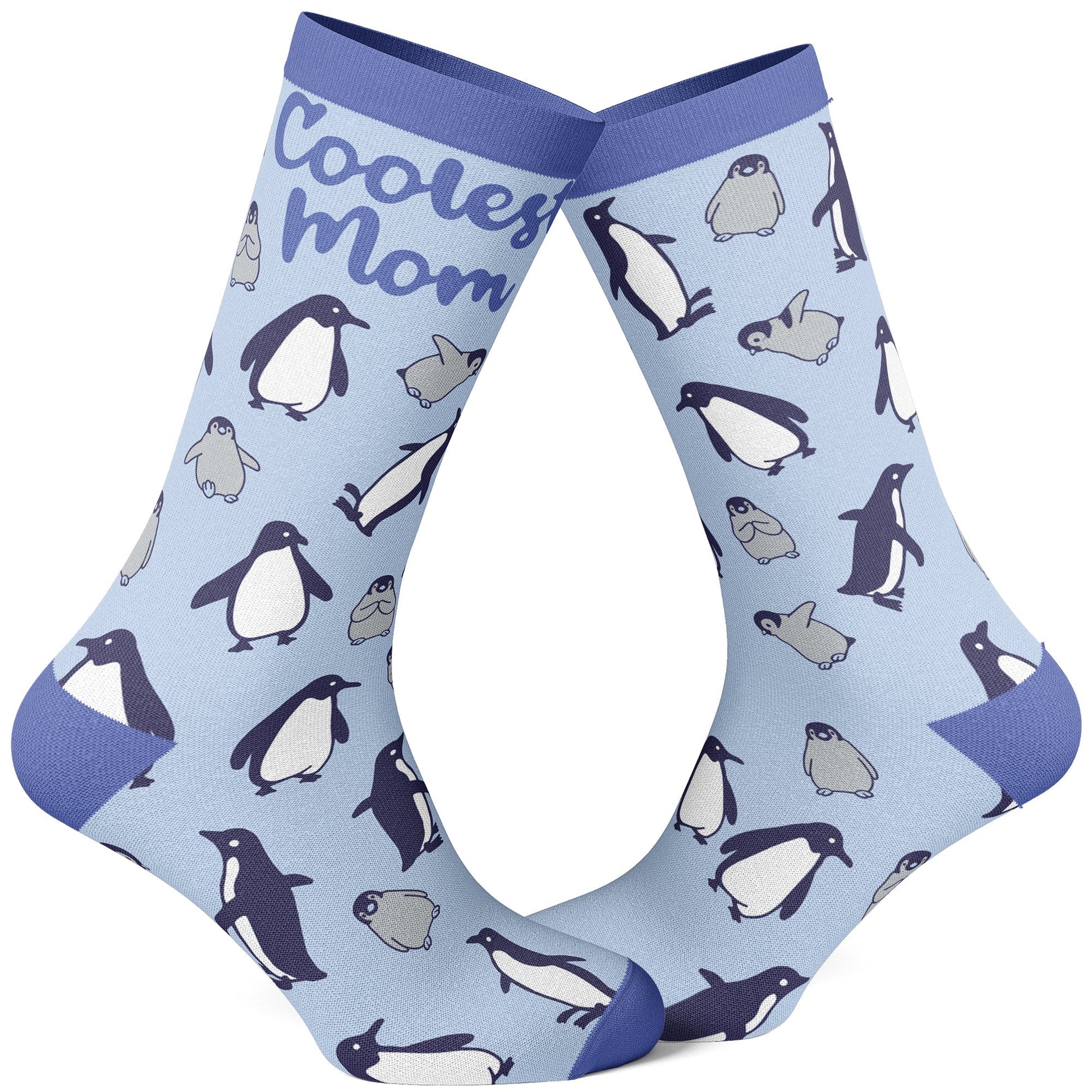 Women's Coolest Mom Penguins Socks