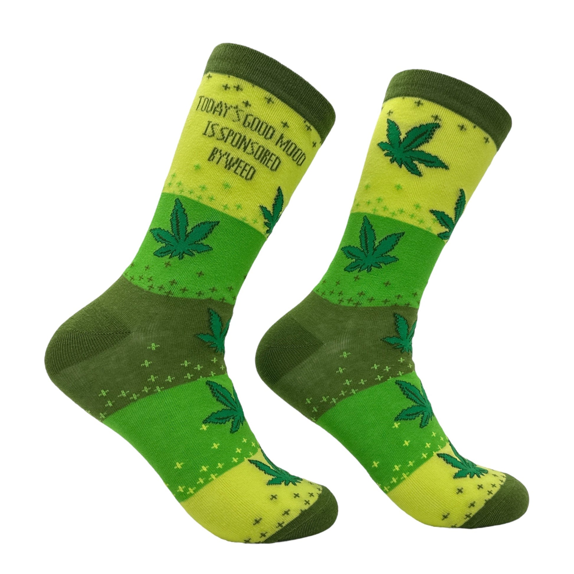 Women's Today's Good Mood Is Sponsored By Weed Socks