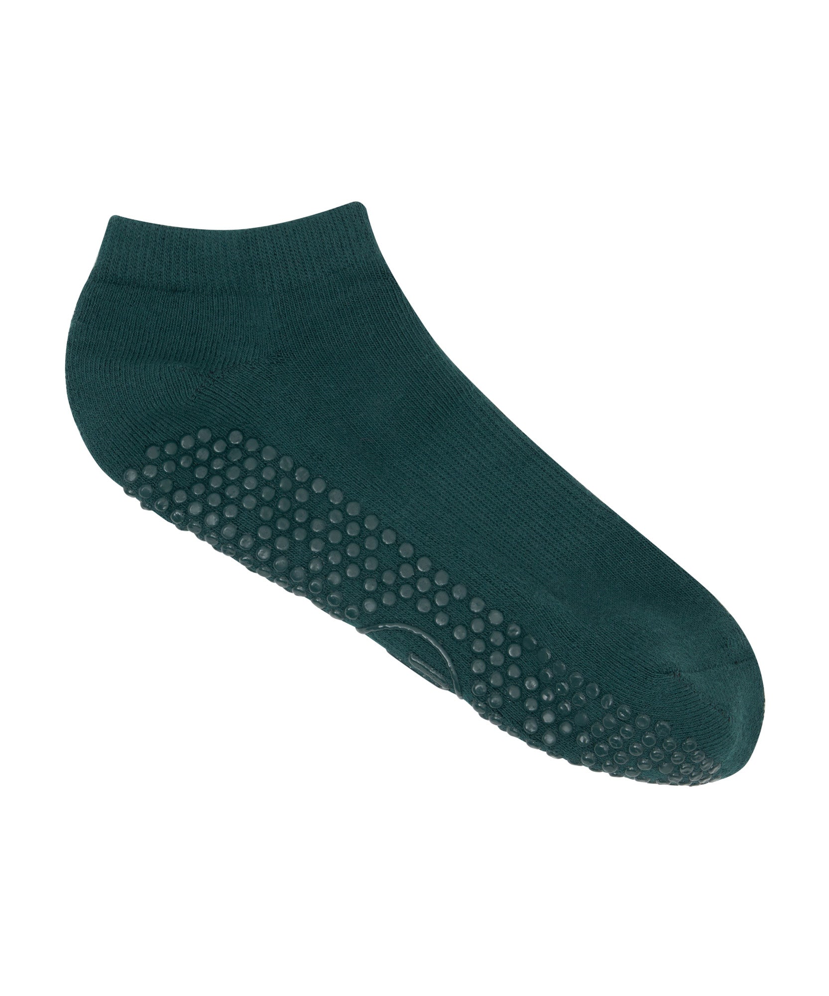 Classic Low Rise Grip Socks - Forest Green