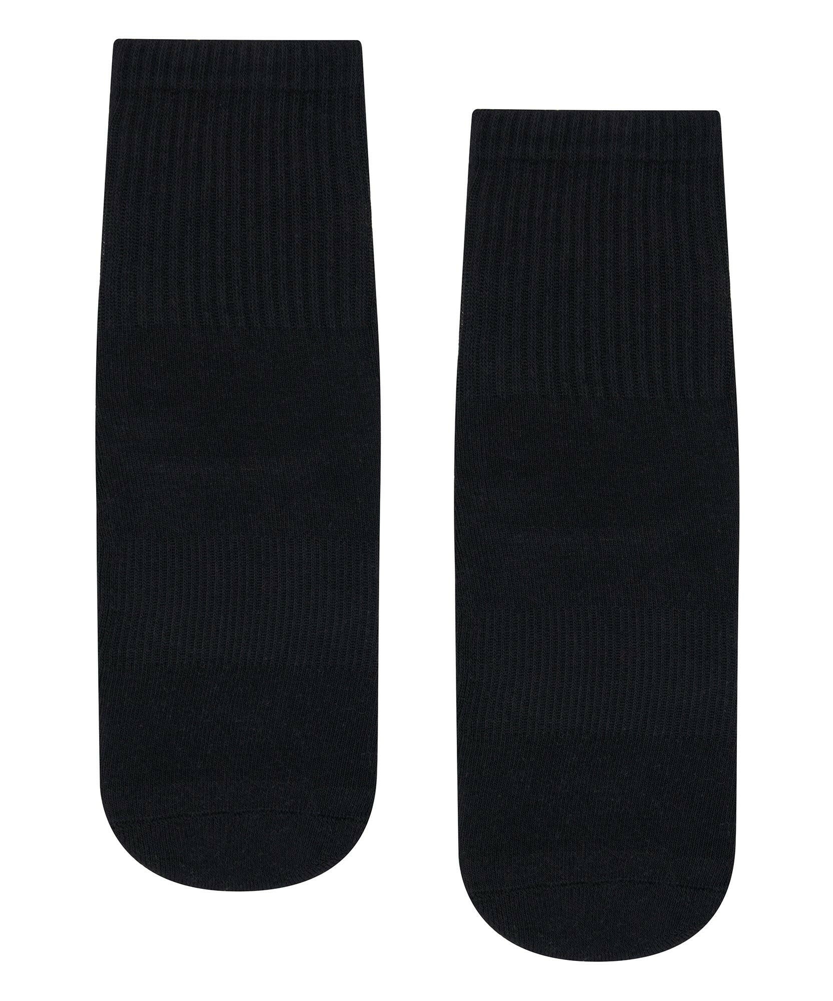 Crew Non Slip Grip Socks - Classic Black