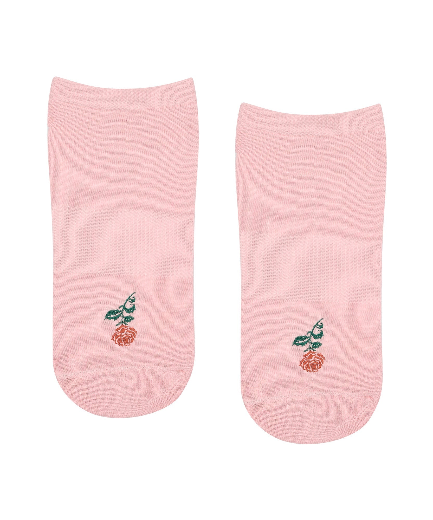 Classic Low Rise Grip Socks - Vintage Rose