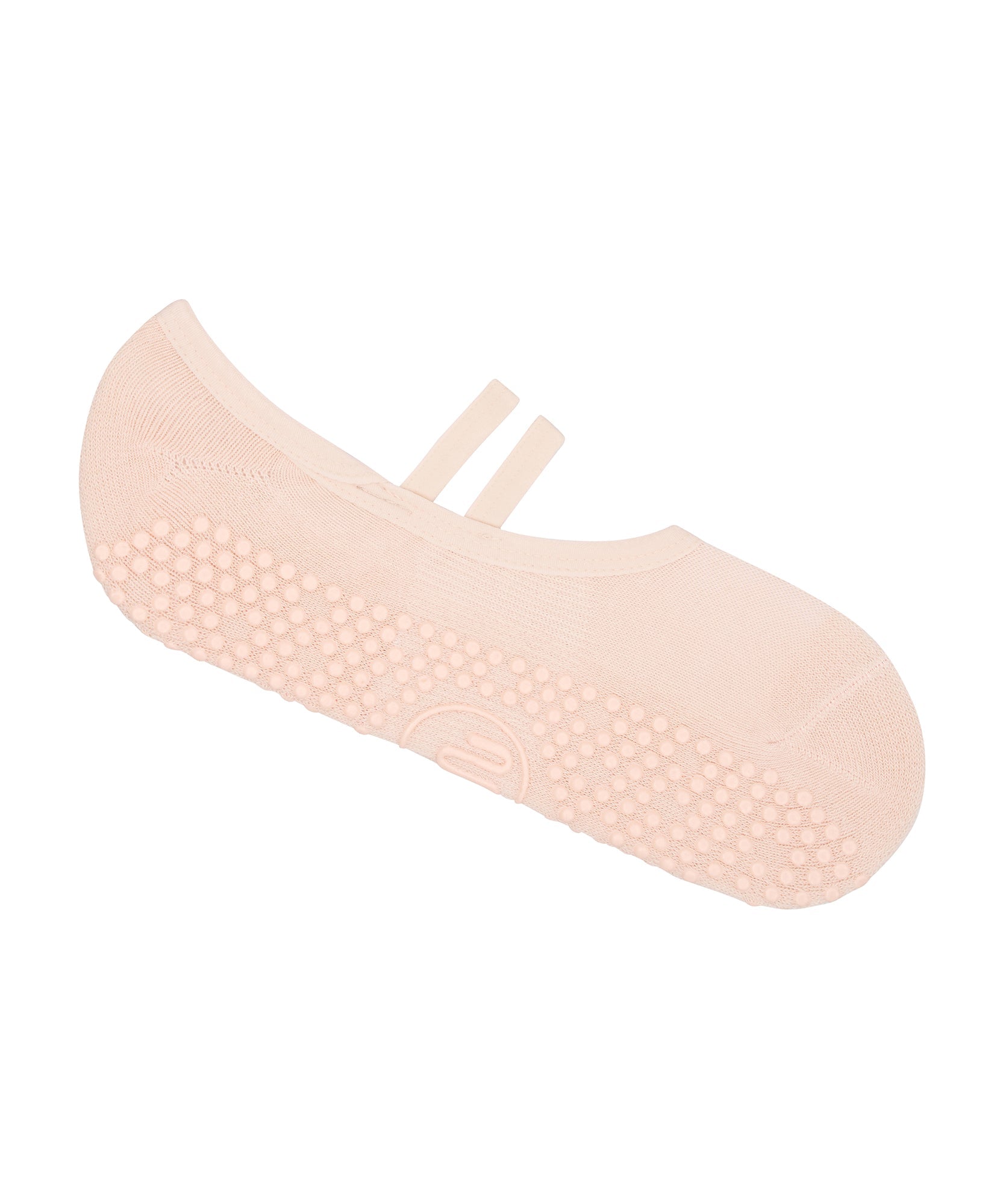 Ballet Non Slip Grip Socks - Soft Pink