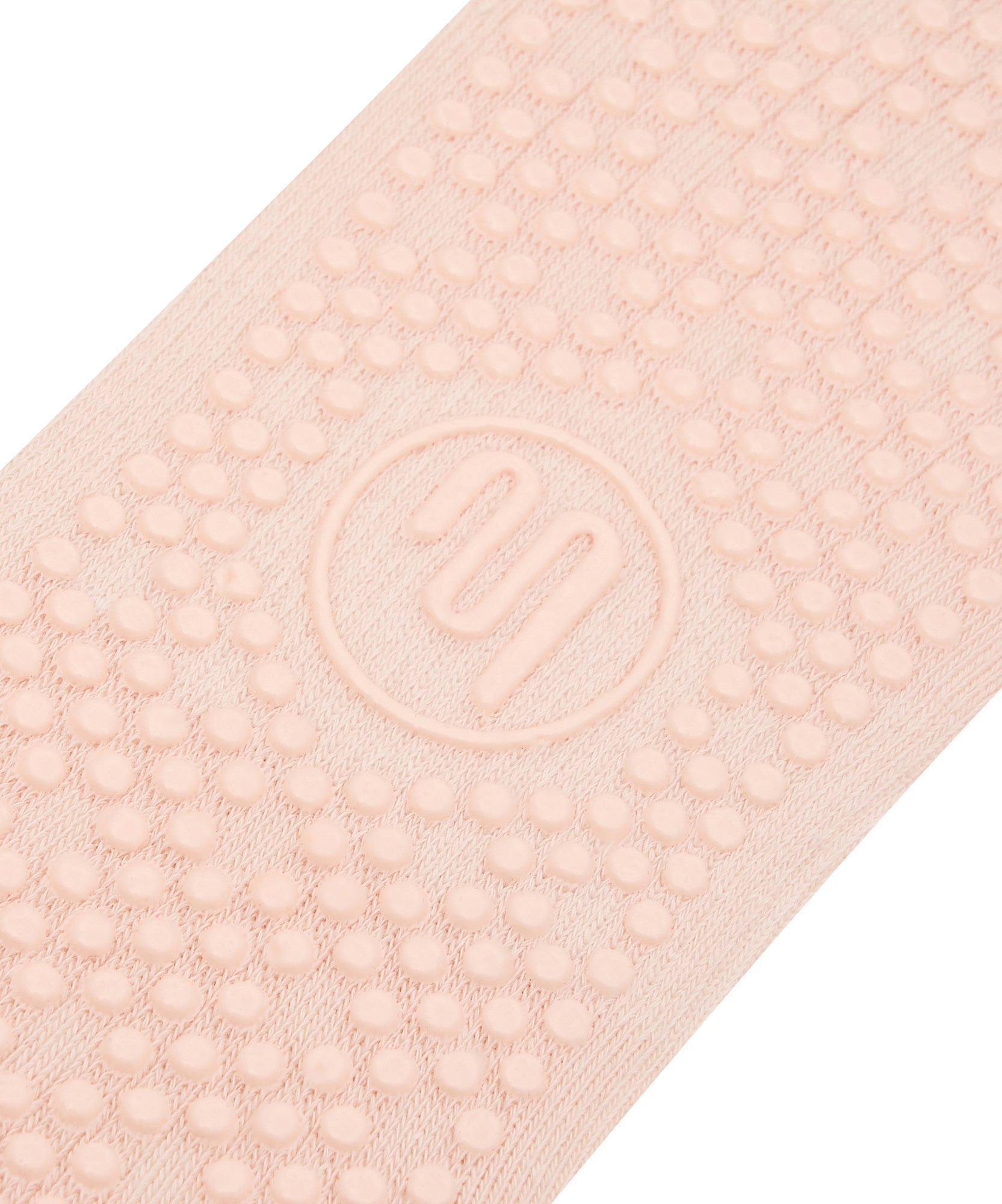 Crew Non Slip Grip Socks - Soft Pink