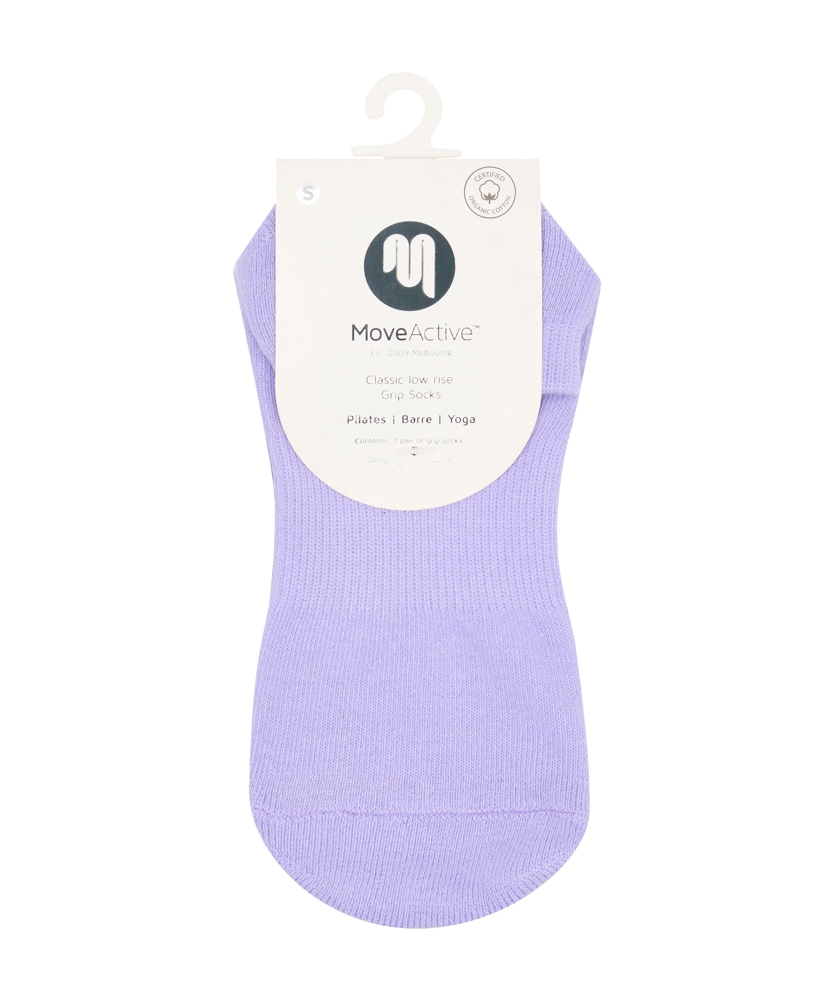 Classic Low Rise Grip Socks - Purple Rain