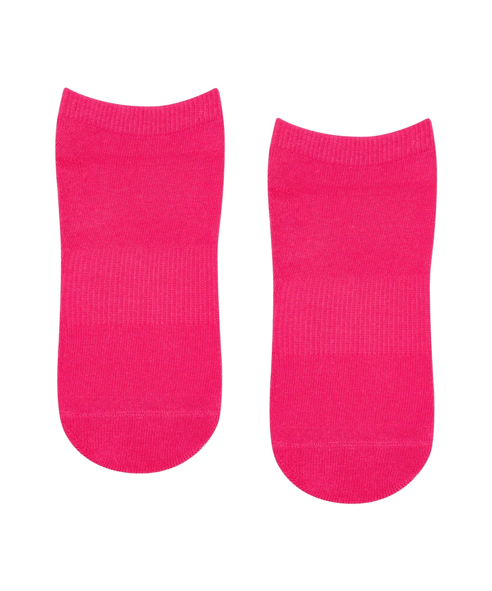 Classic Low Rise Grip Socks - Neon Pink