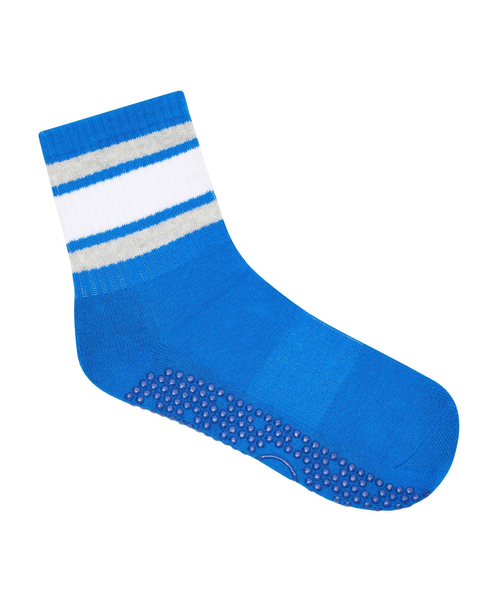 Crew Non Slip Grip Socks - Electric Dreams Stripe