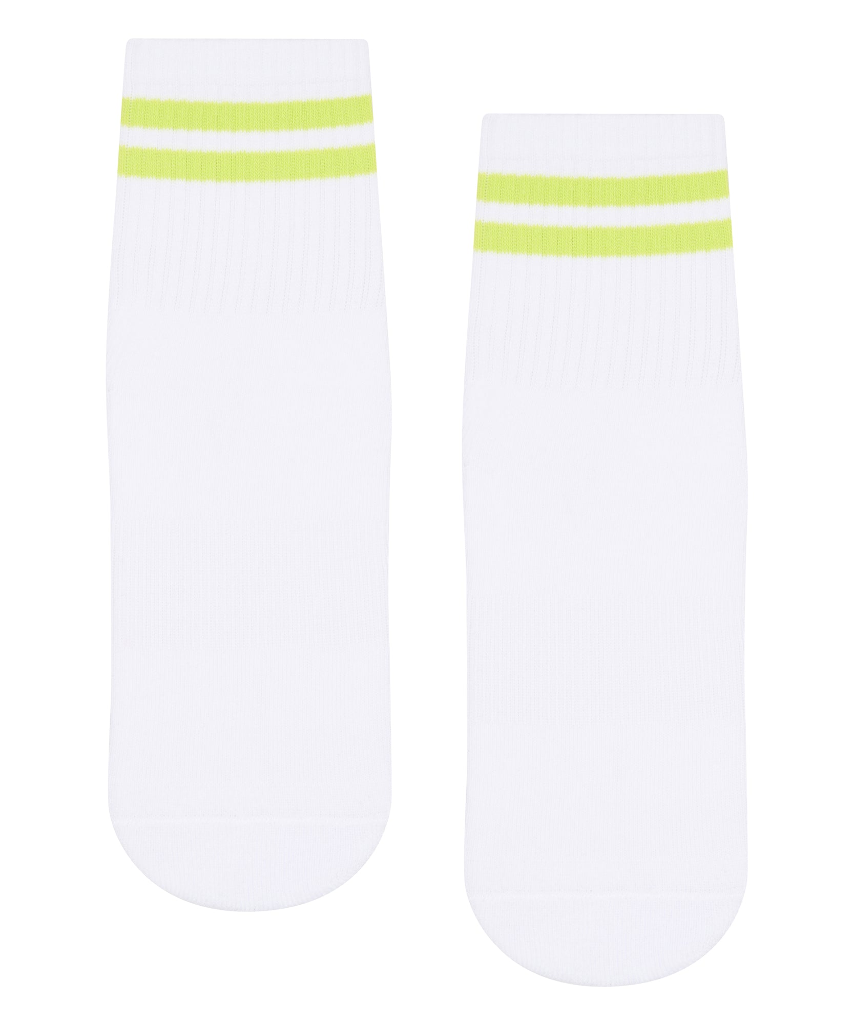 Crew Non Slip Grip Socks - Lime Stripe