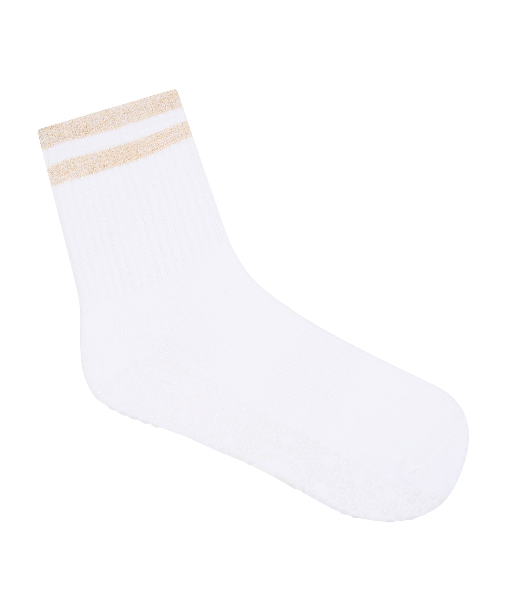 Crew Non Slip Grip Socks - Neon Nights Stripe