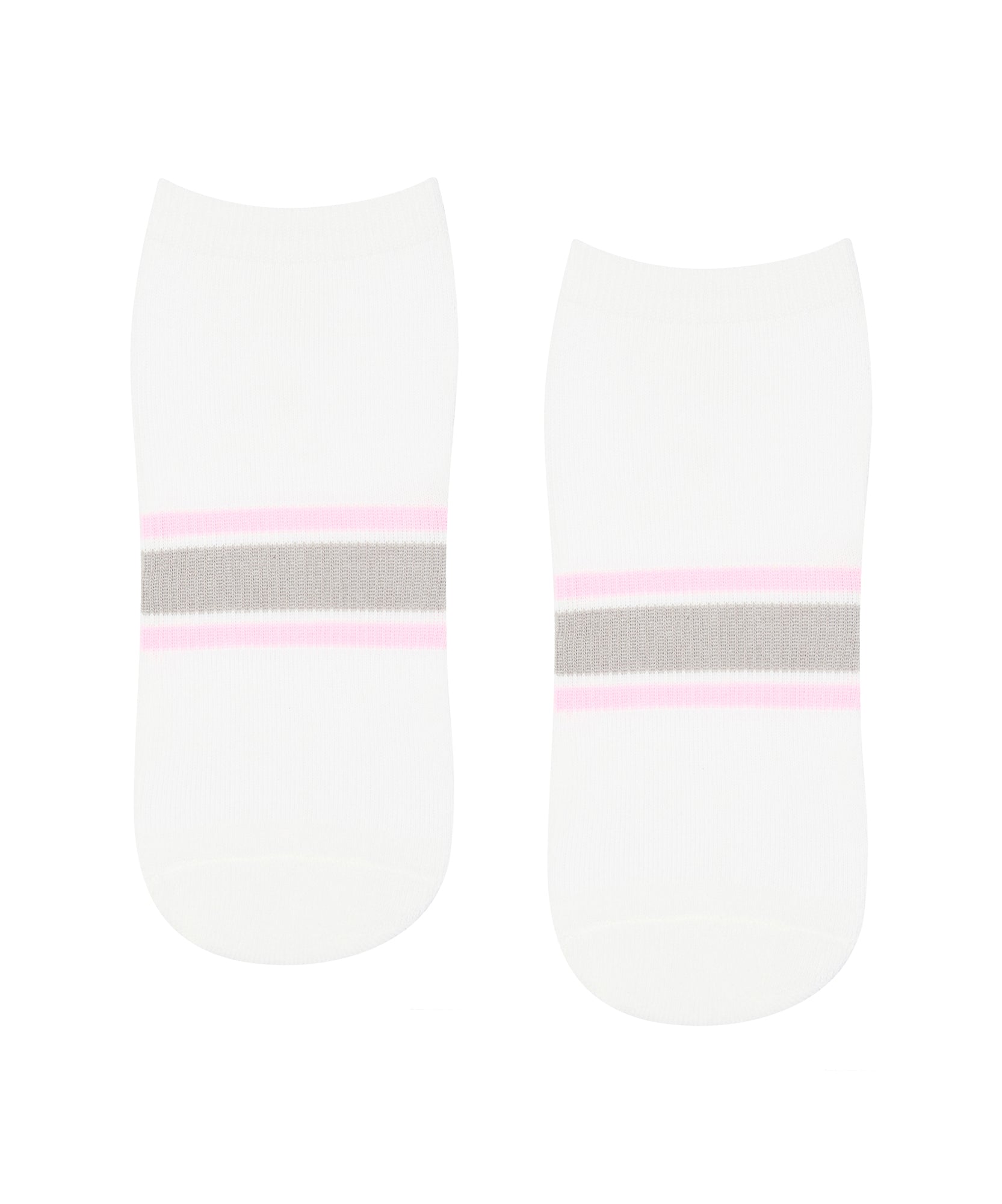 Classic Low Rise Grip Socks - 80's Stripe