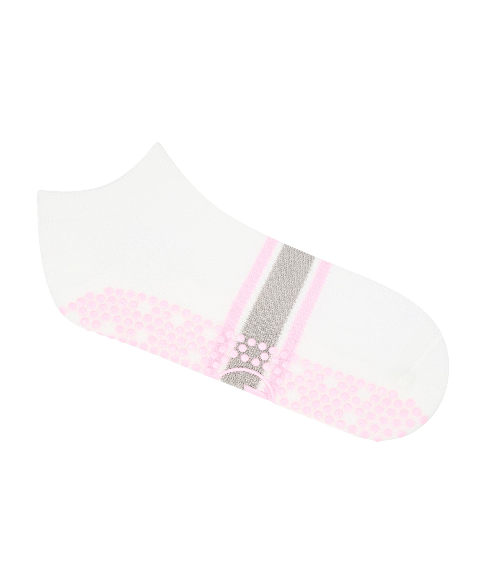 Classic Low Rise Grip Socks - 80's Stripe