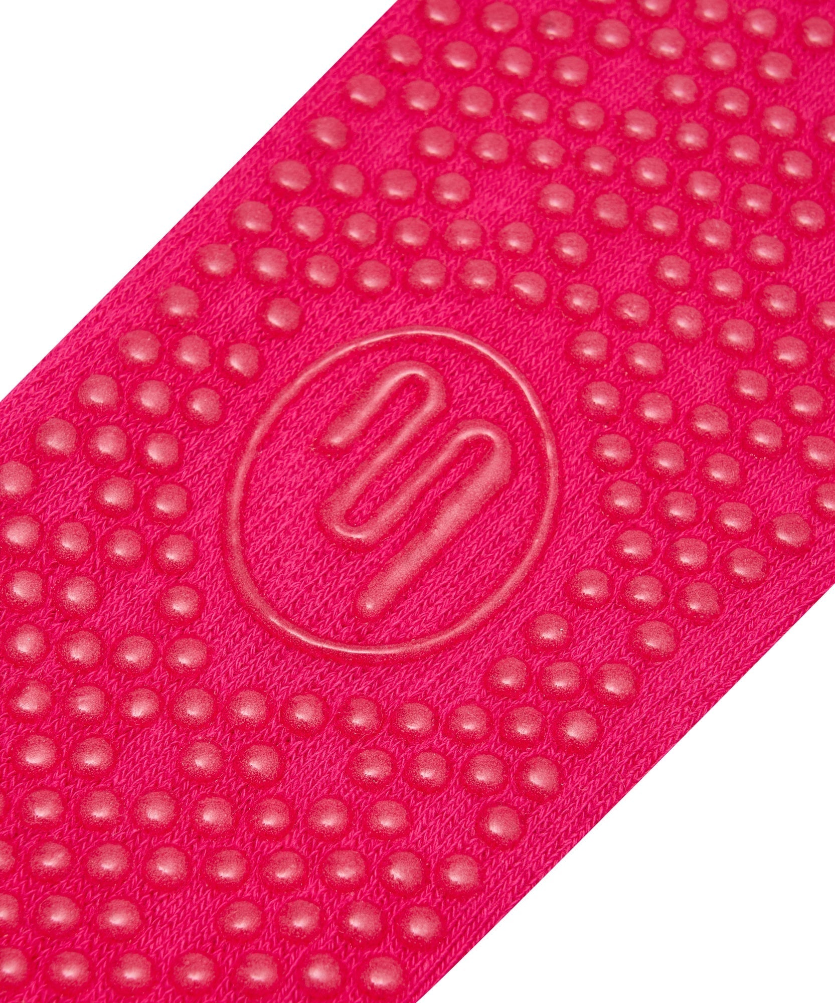 Ballet Non Slip Grip Socks - Neon Pink