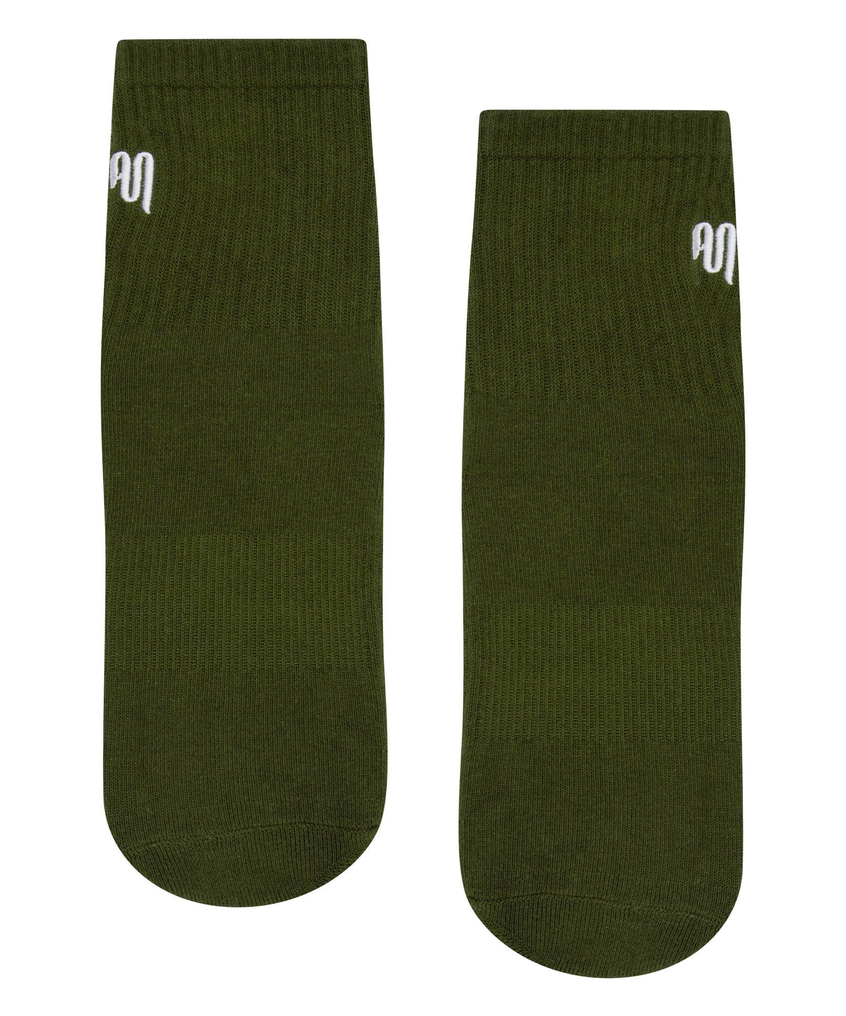Crew Non Slip Grip Socks - MoveActive Khaki