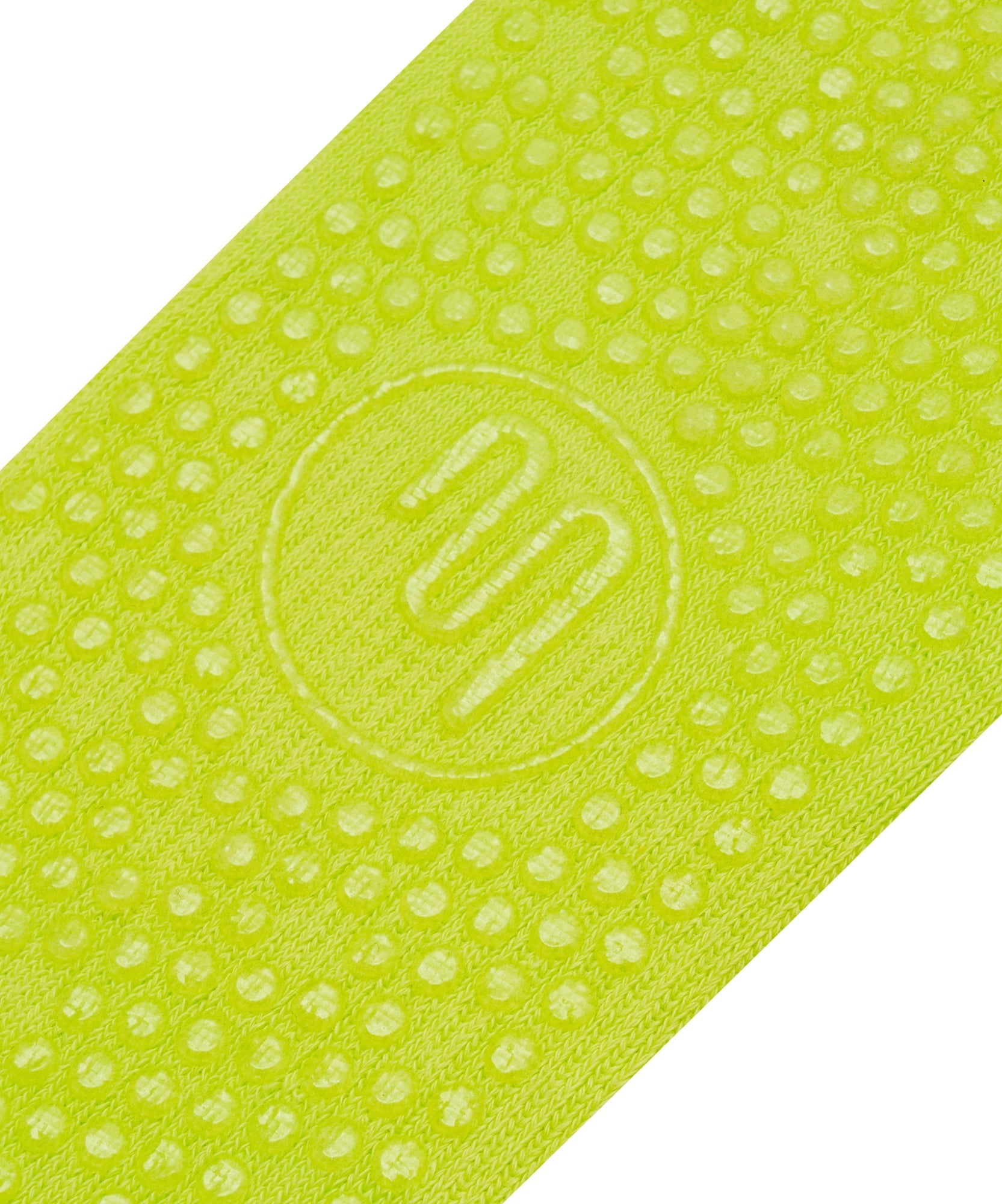 Scrunch Non Slip Grip Socks - Lime High