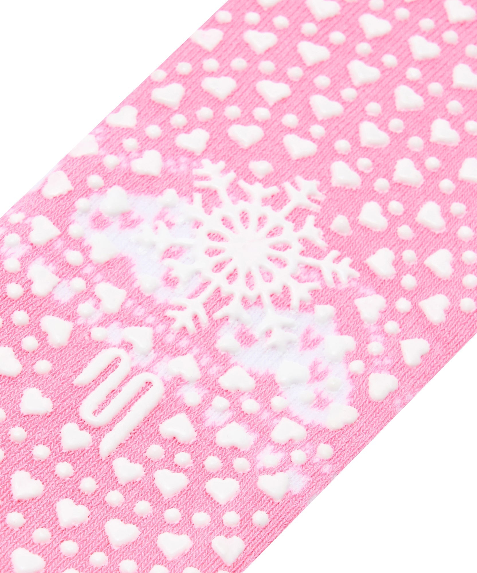 Classic Low Rise Grip Socks - Alpine Heart Rose