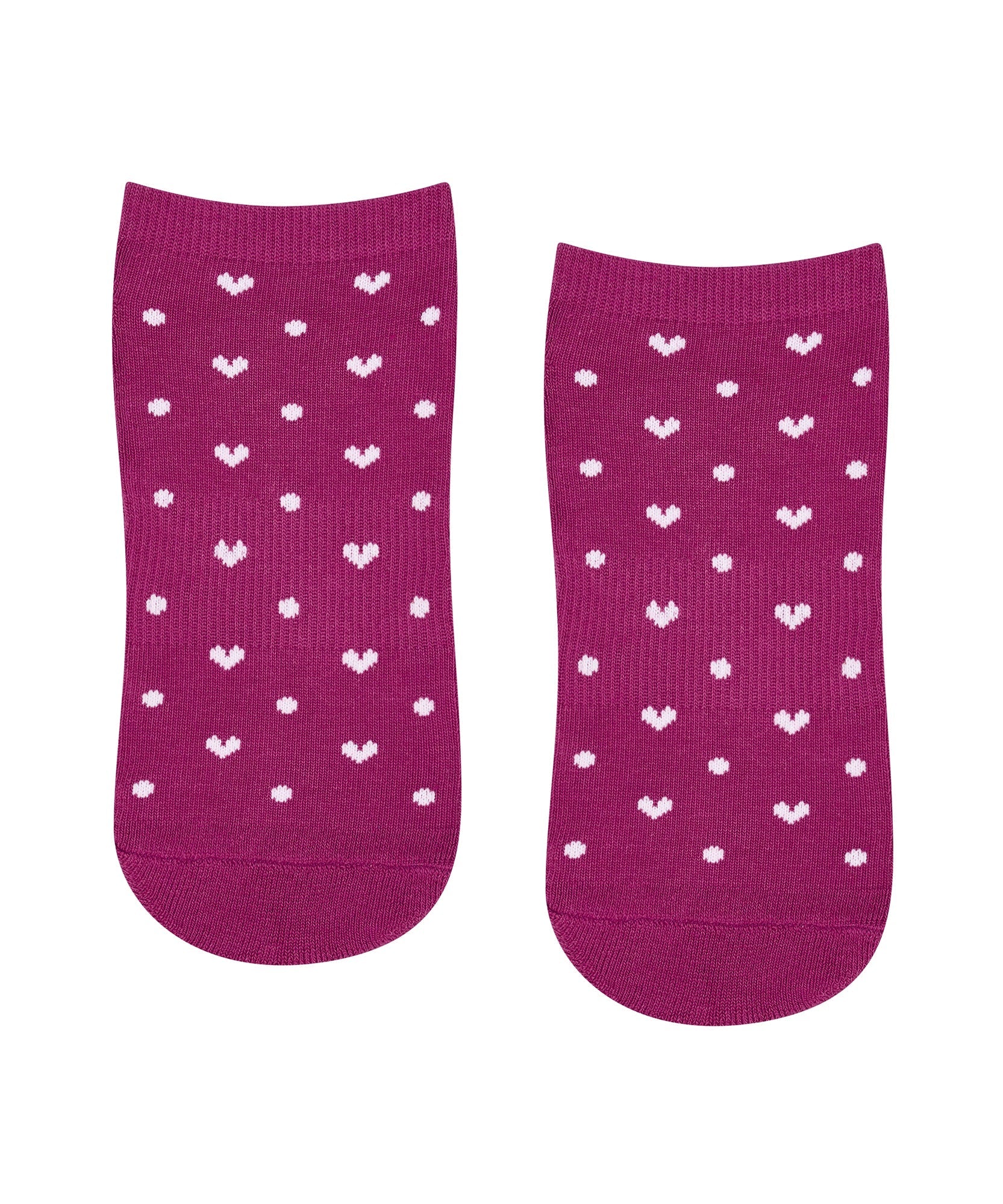 Classic Low Rise Grip Socks - Speckled Fuchsia