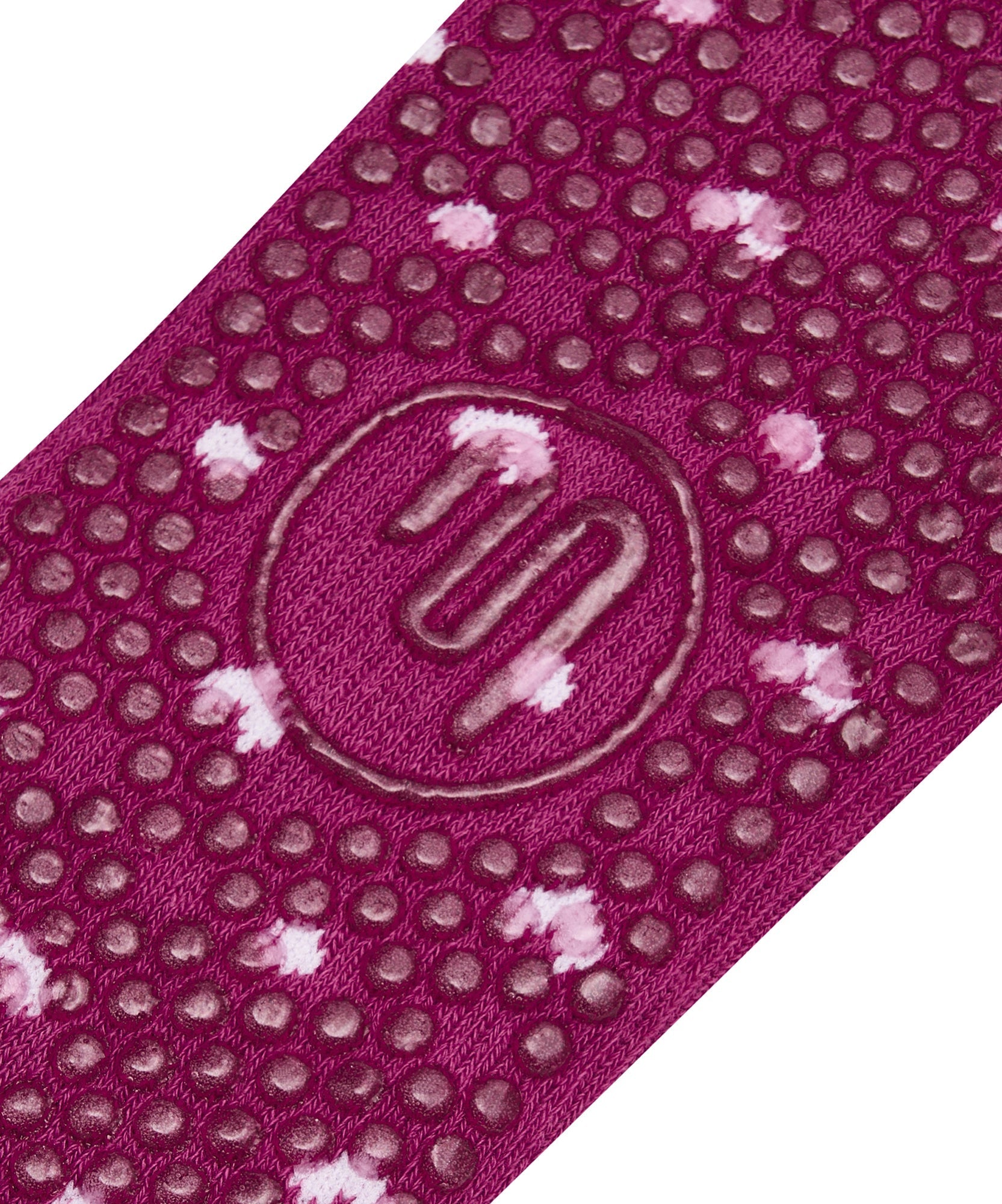 Classic Low Rise Grip Socks - Speckled Fuchsia