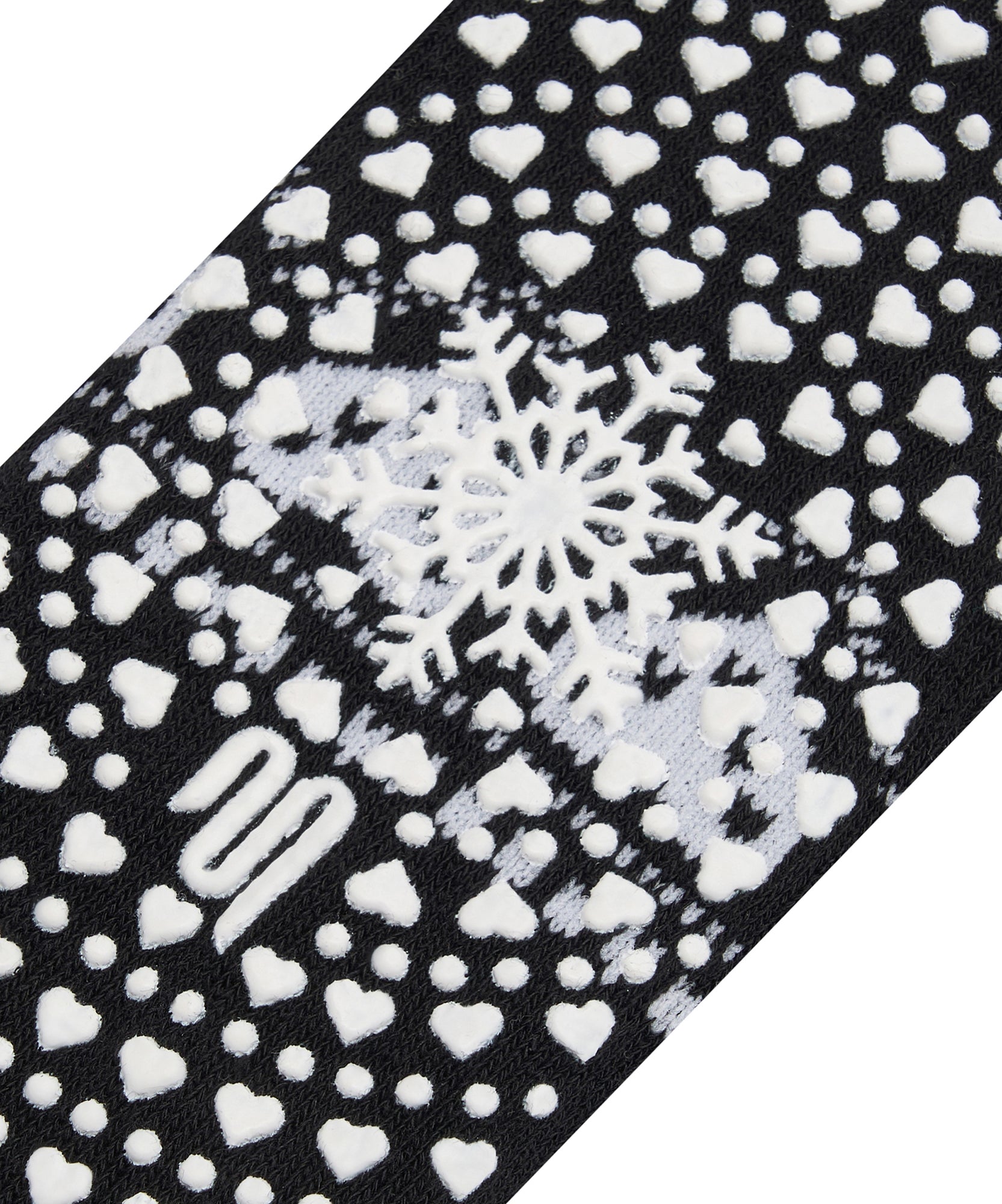 Classic Low Rise Grip Socks - Alpine Heart Midnight