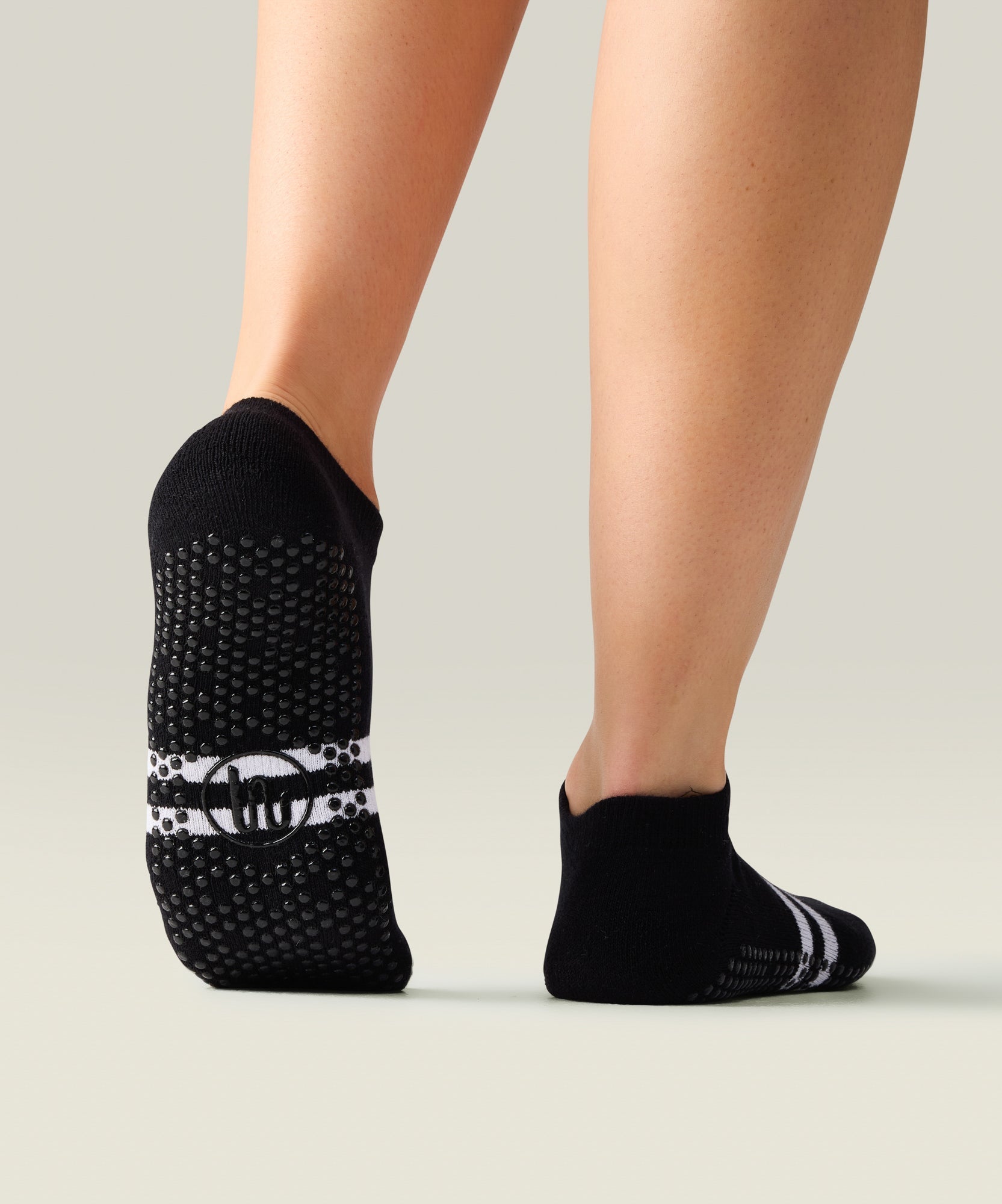 Classic Low Rise Grip Socks - Sporty Stripe Black