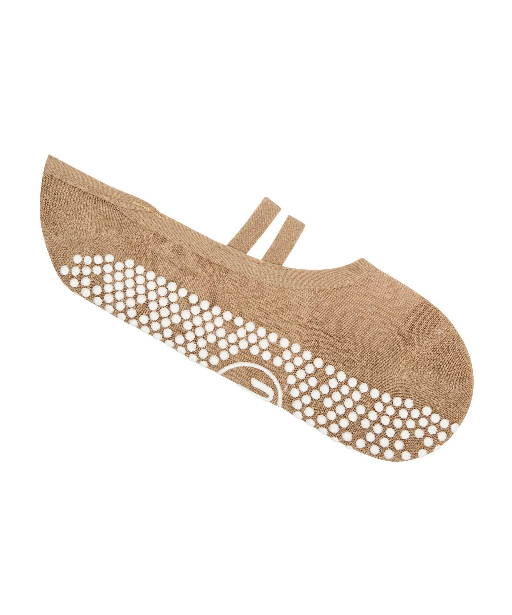 Ballet Non Slip Grip Socks - Beige