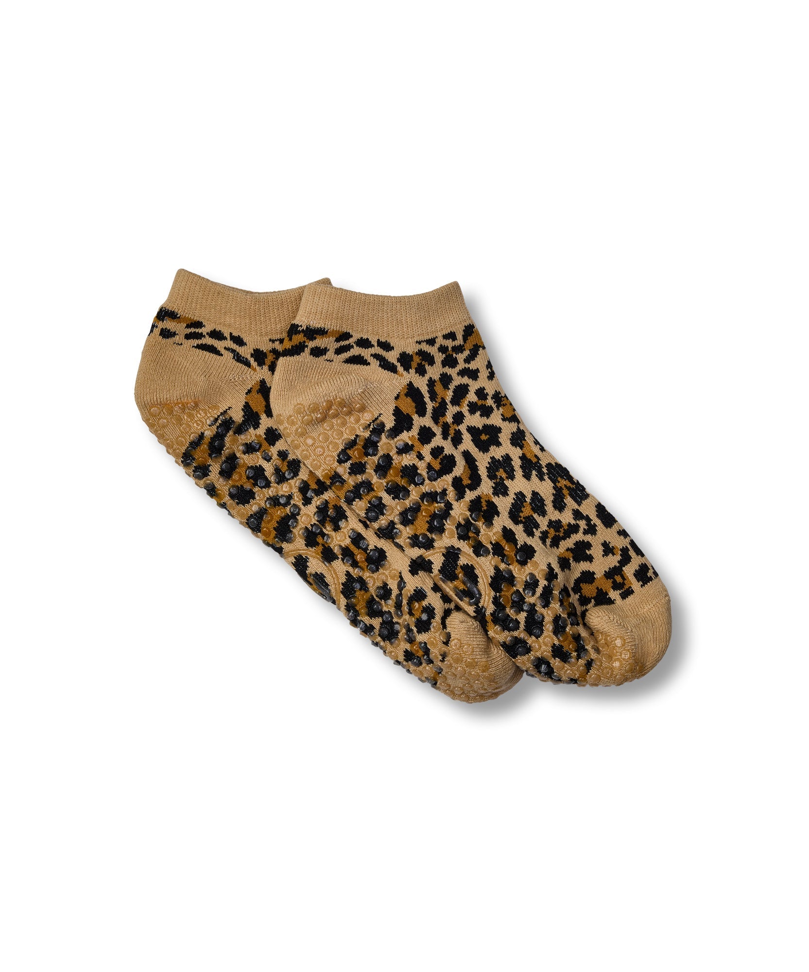 Classic Low Rise Grip Socks - Safari Spots