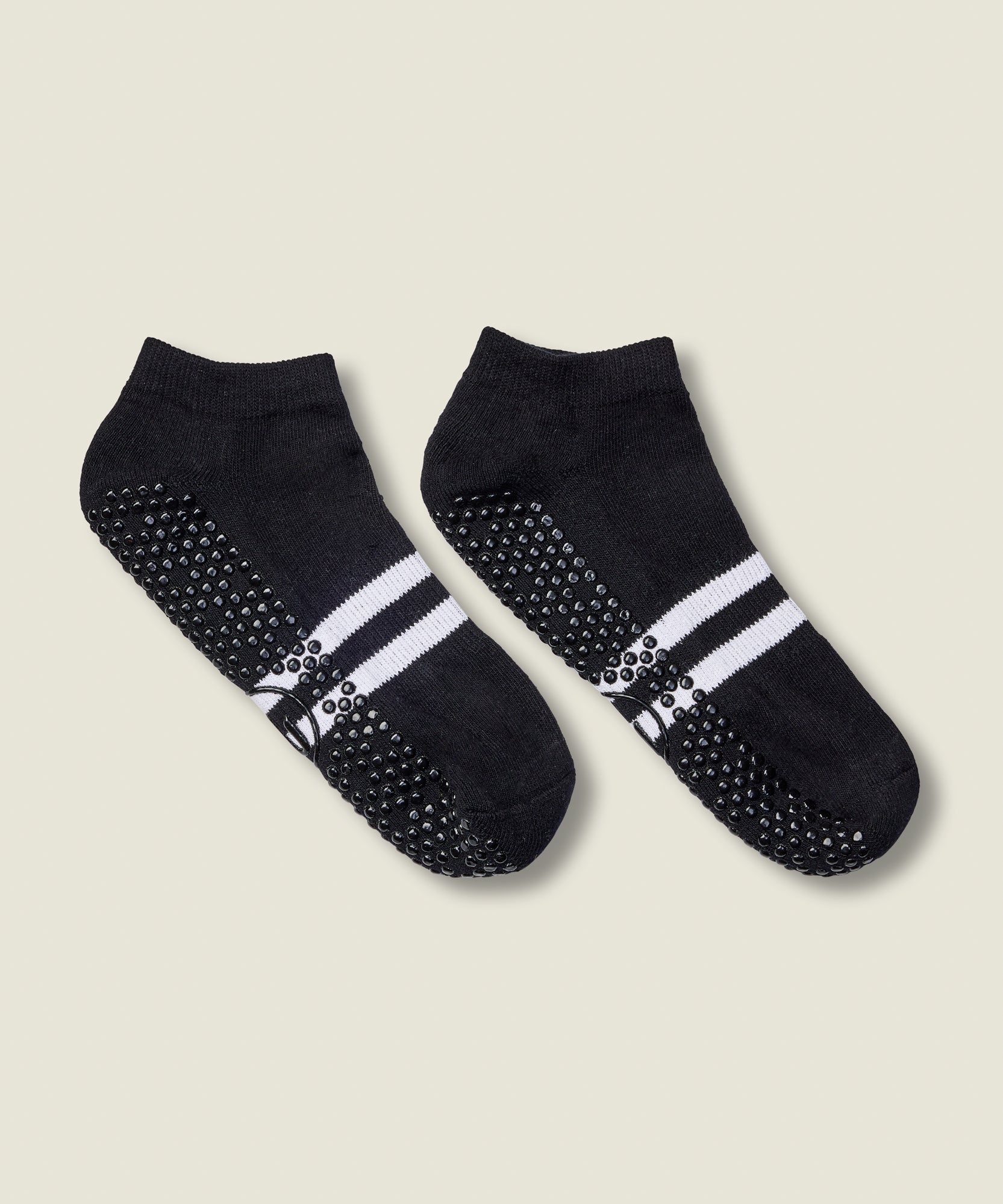 Classic Low Rise Grip Socks - Sporty Stripe Black