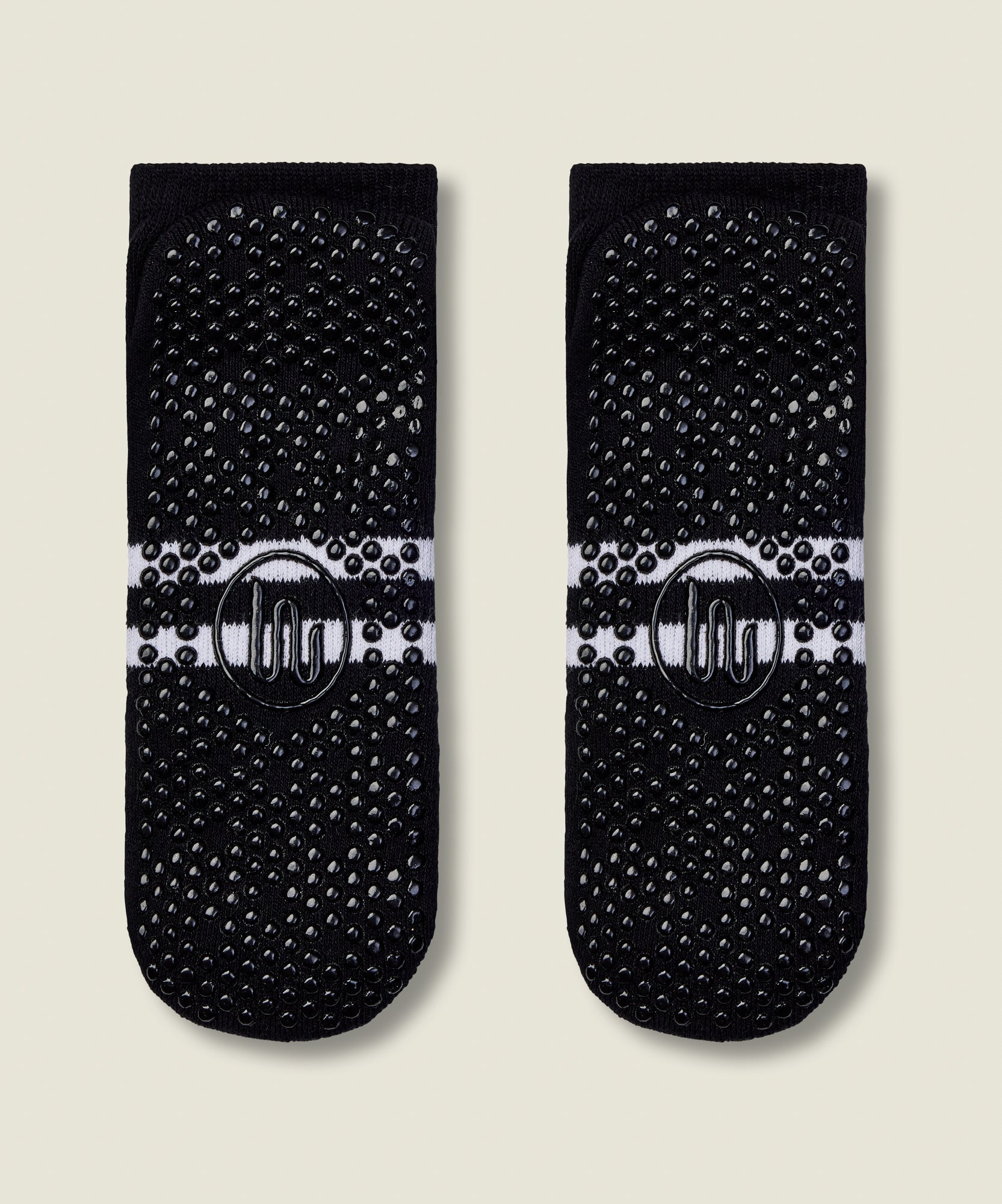 Classic Low Rise Grip Socks - Sporty Stripe Black