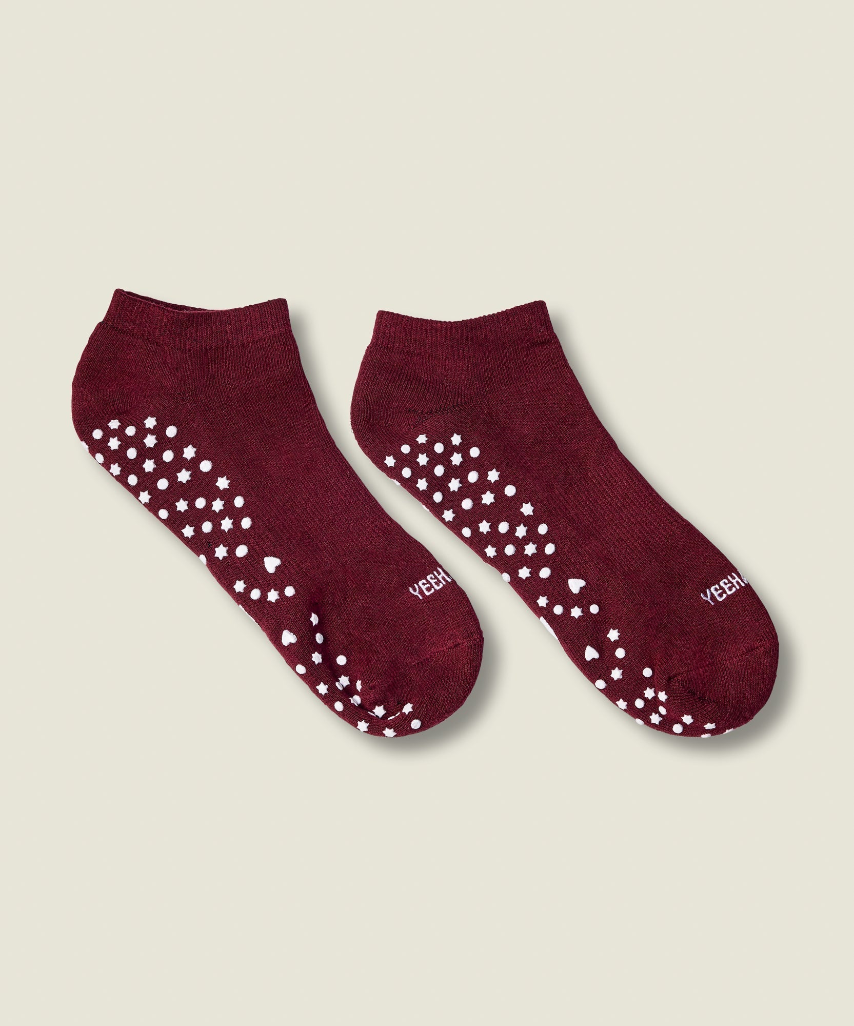 Classic Low Rise Grip Socks - Yeehaw Mulberry