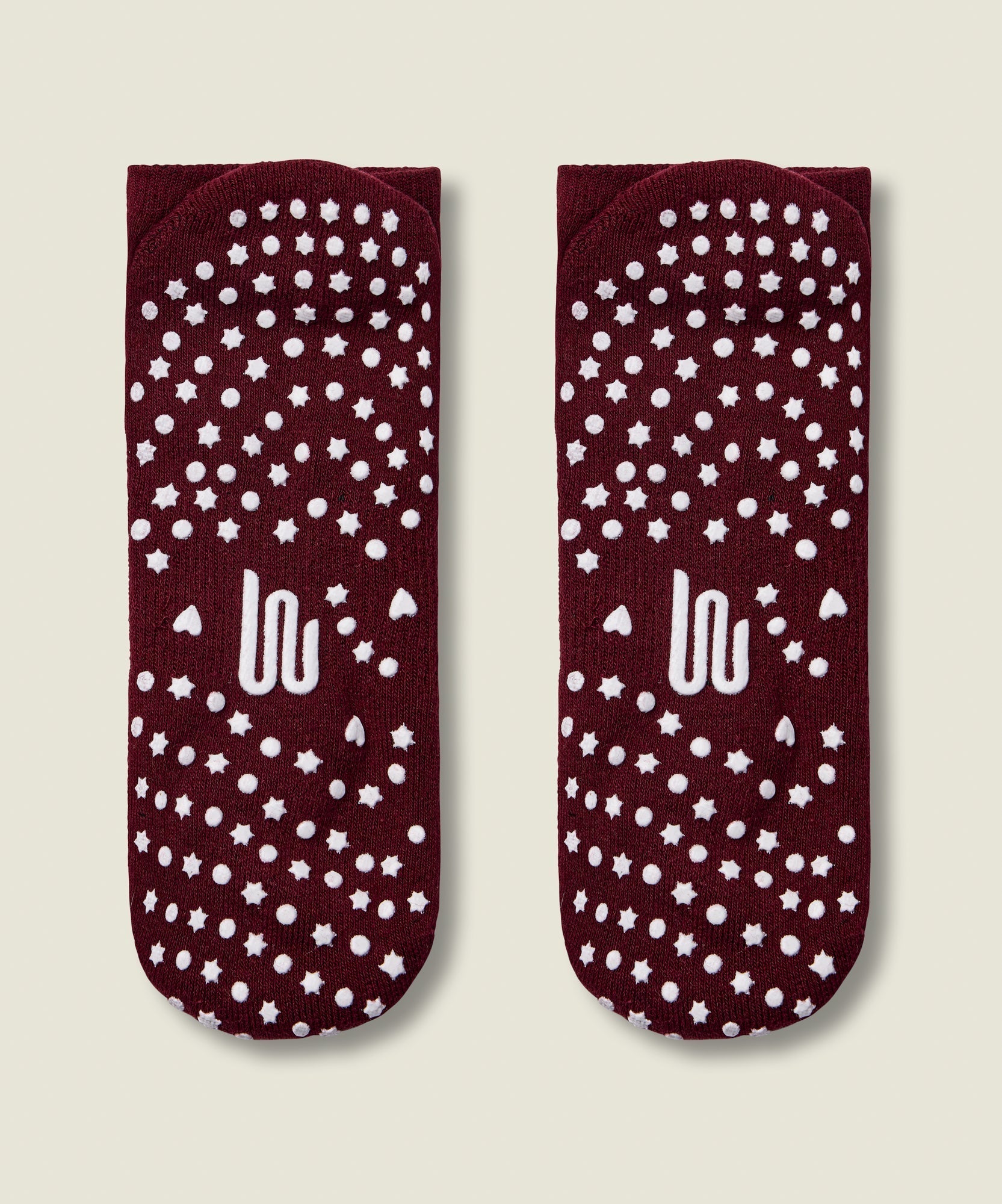 Classic Low Rise Grip Socks - Yeehaw Mulberry