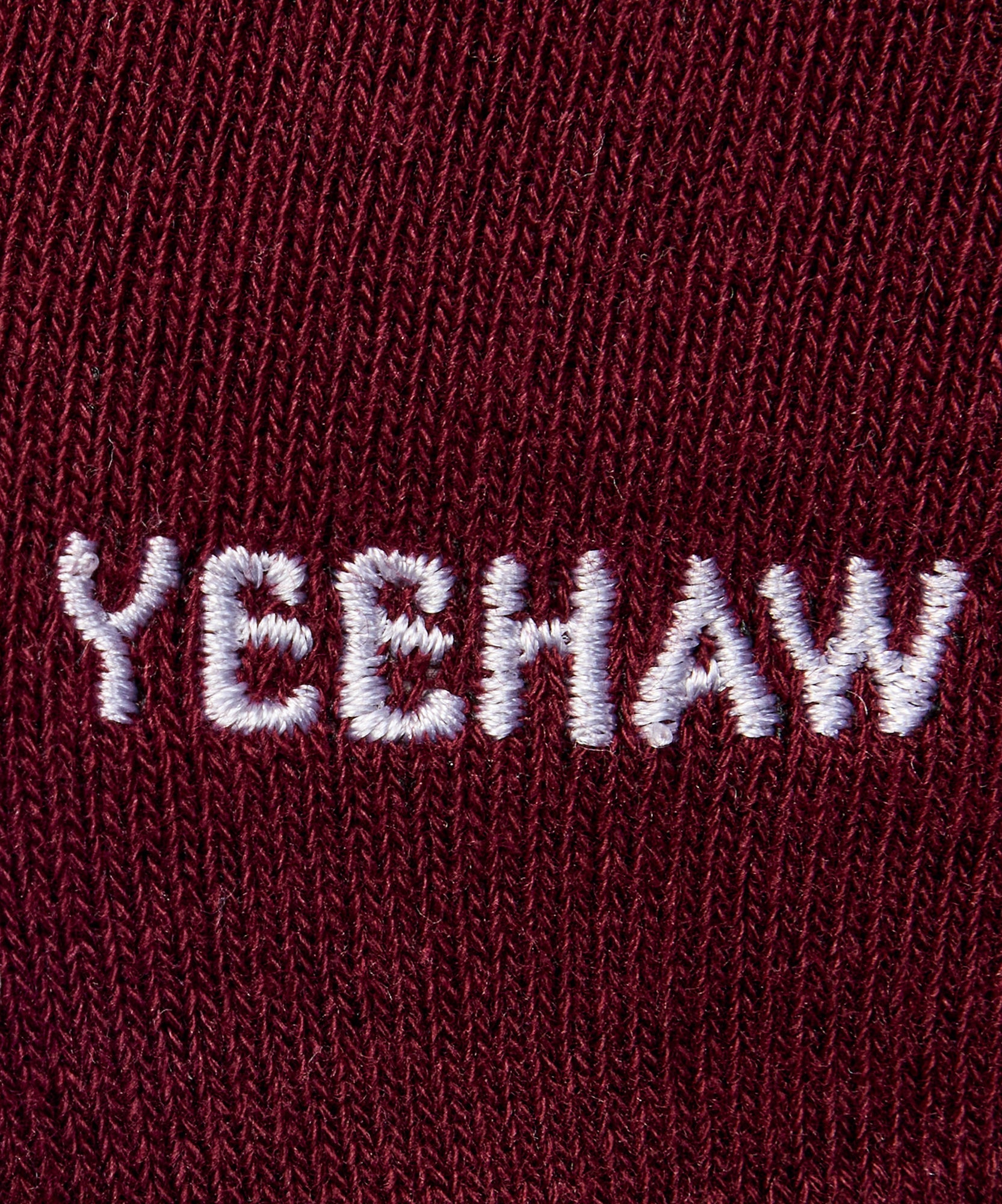 Classic Low Rise Grip Socks - Yeehaw Mulberry