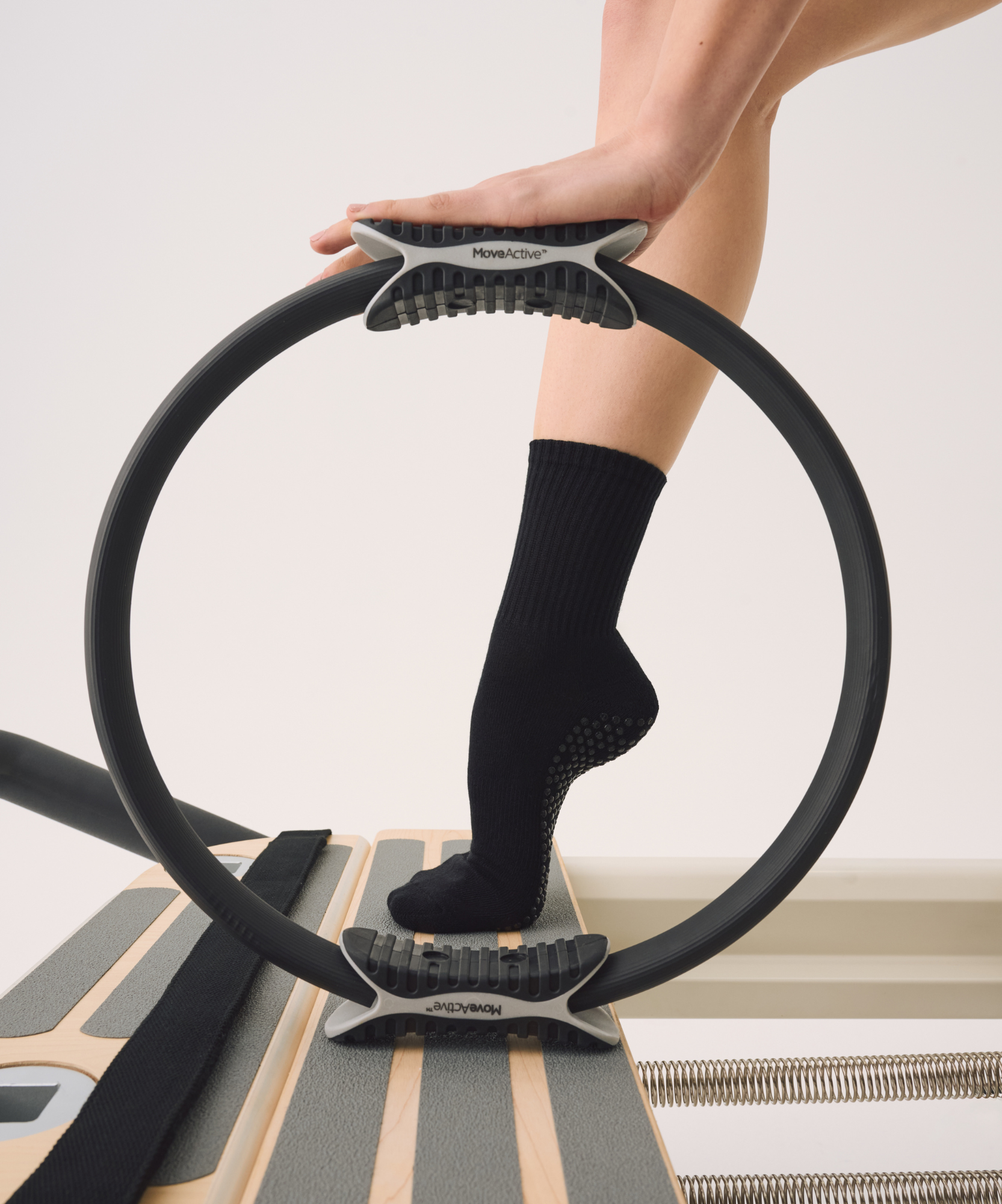 Crew Non Slip Grip Socks - Classic Black