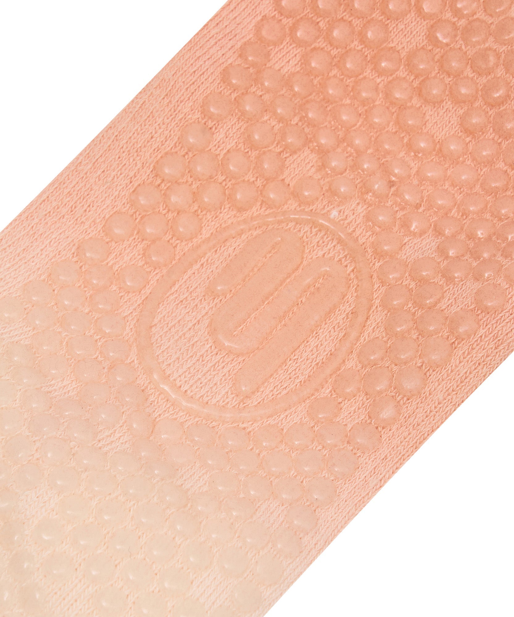 Slide On Non Slip Grip Socks - Fade Coral